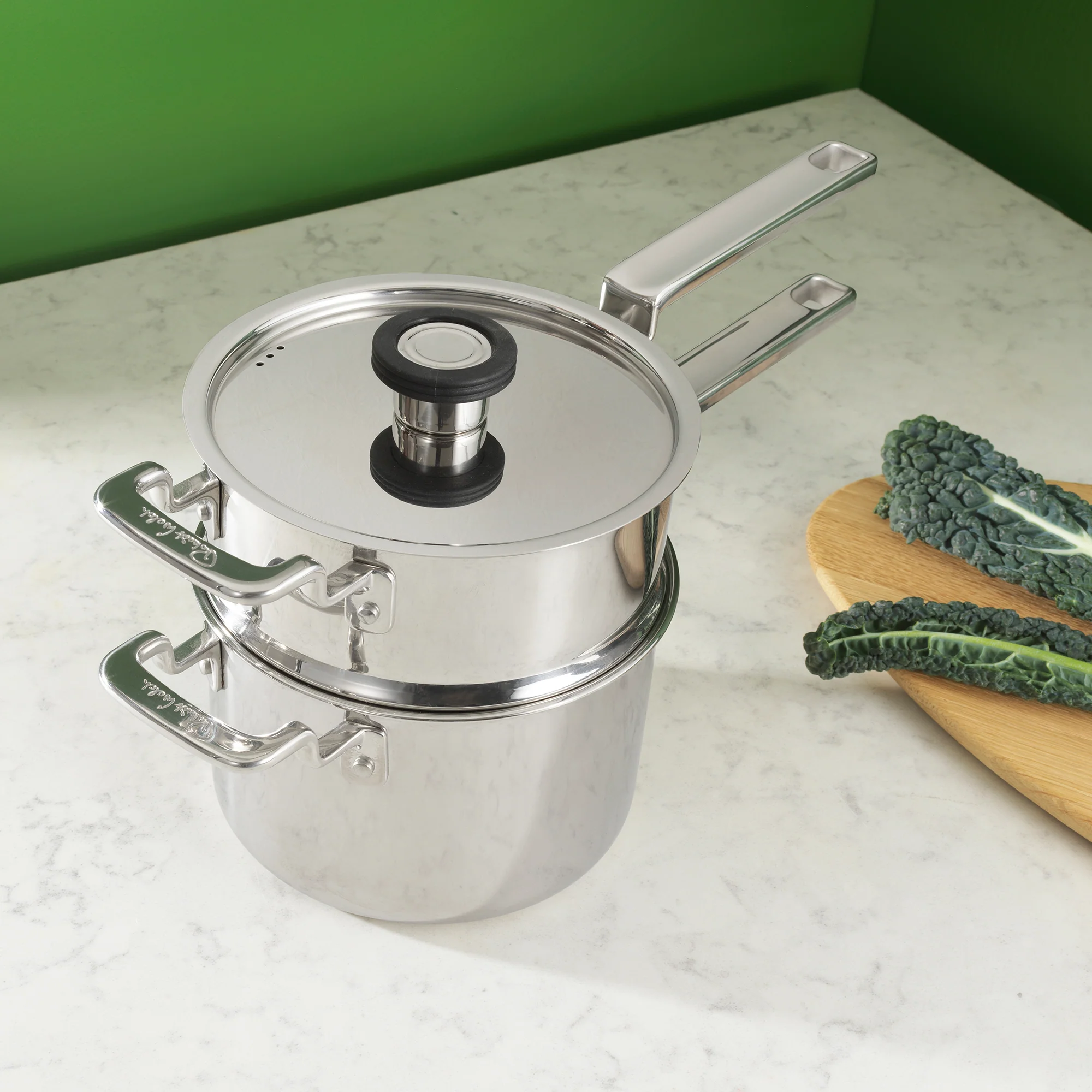 316 Series Cookware 18cm Steamer Set, 2 Piece - Image 4