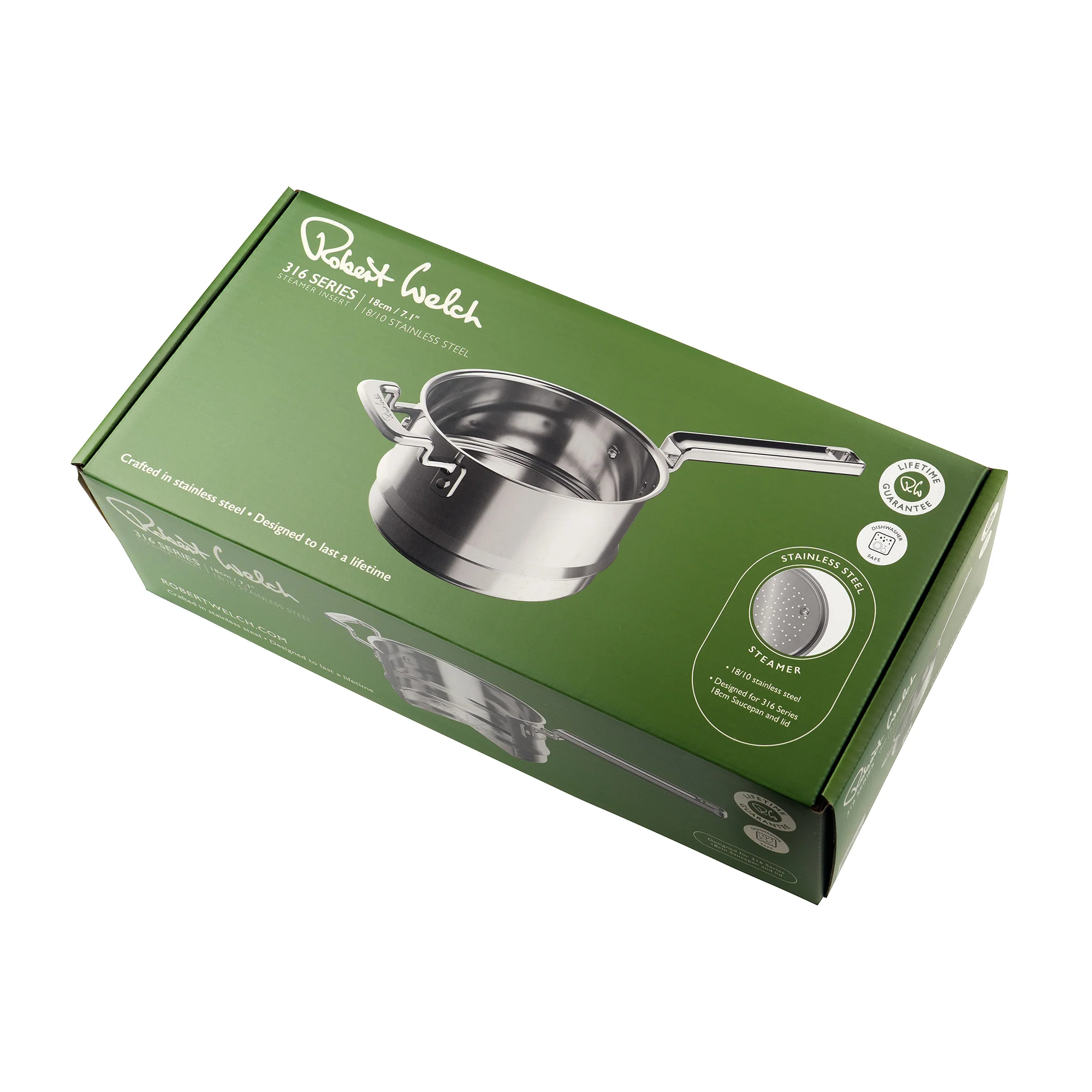 316 Series Cookware Steamer Insert 18cm - Image 3