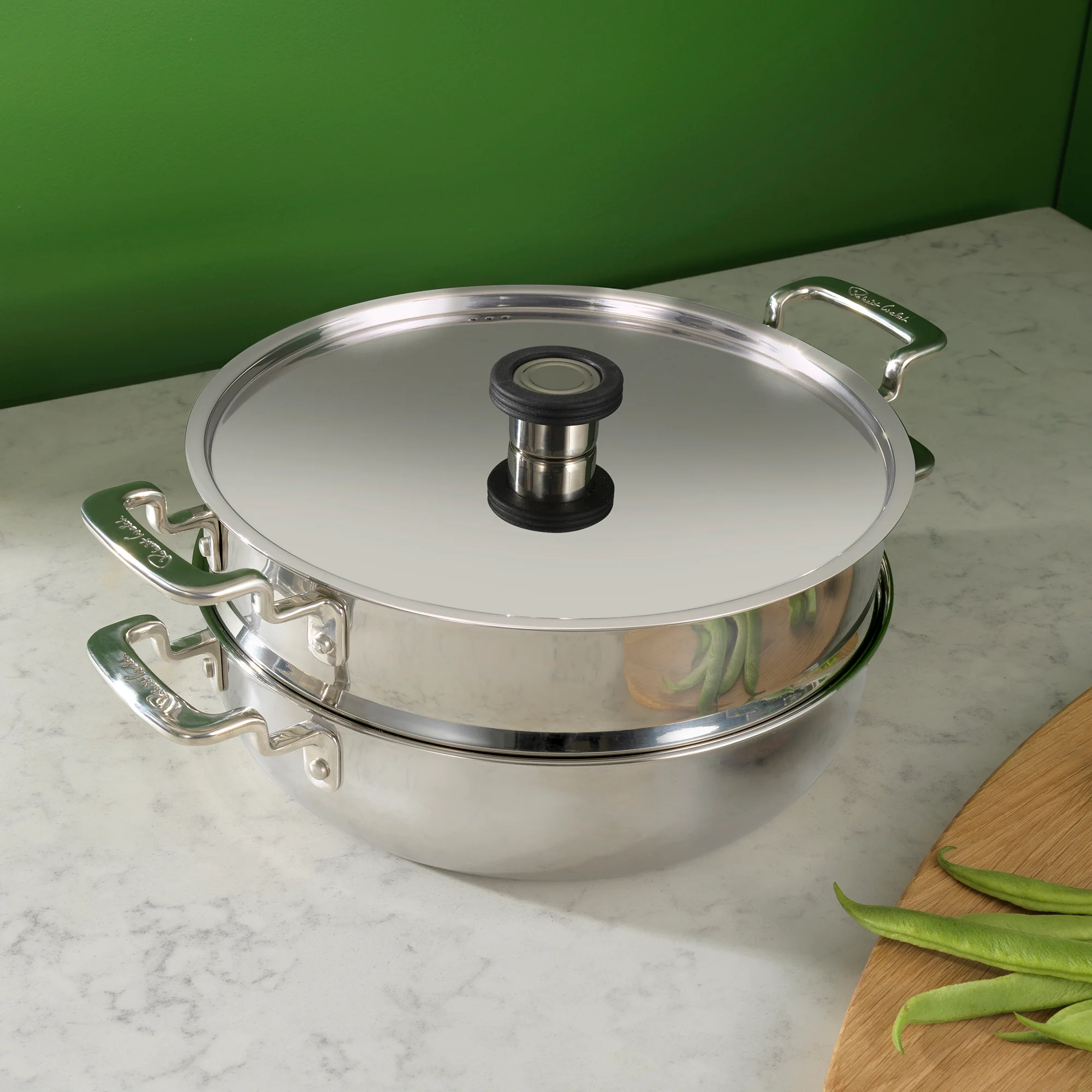 316 Series Cookware 28cm Steamer Set, 2 Piece - Image 4