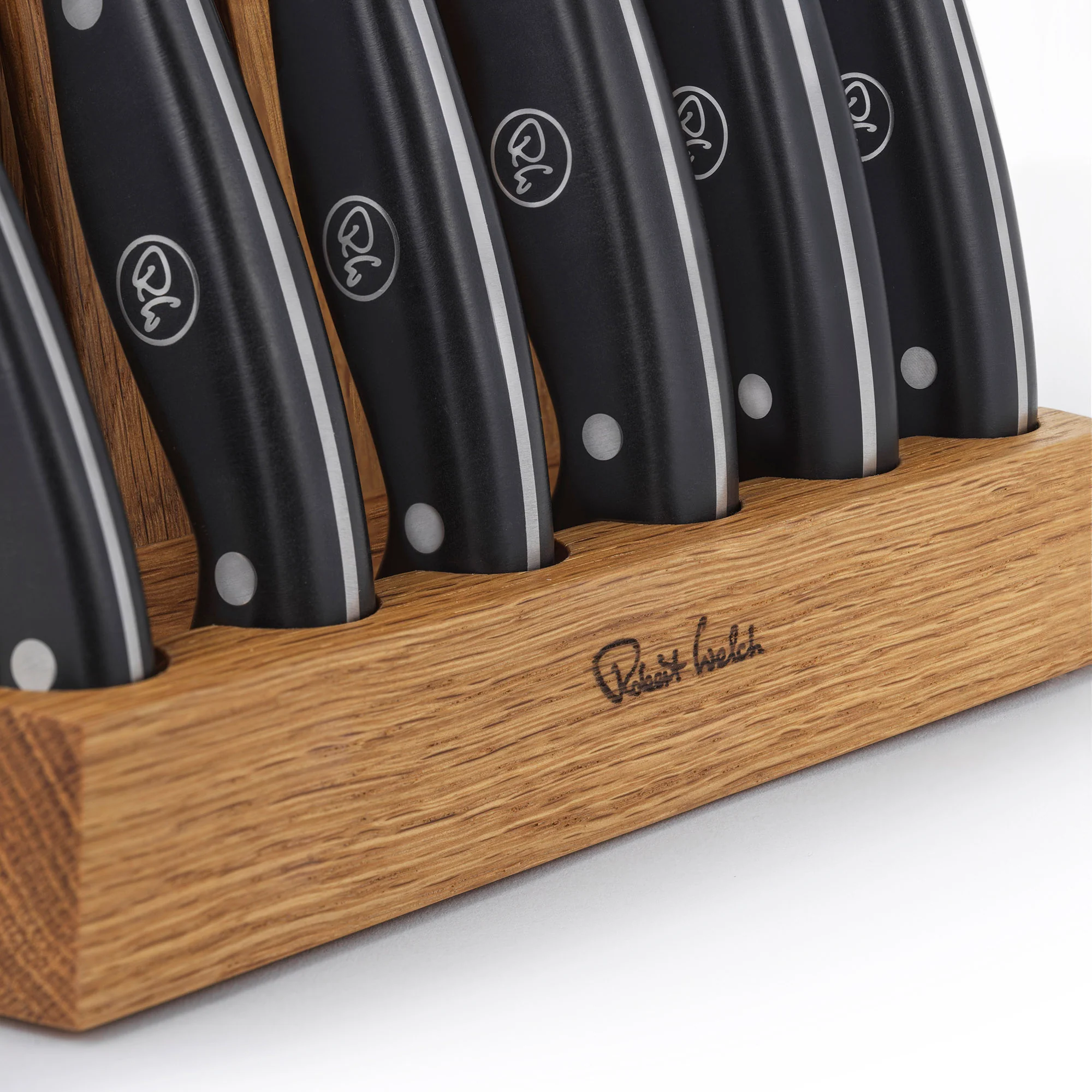 Angle Oak Knife Block - Image 5