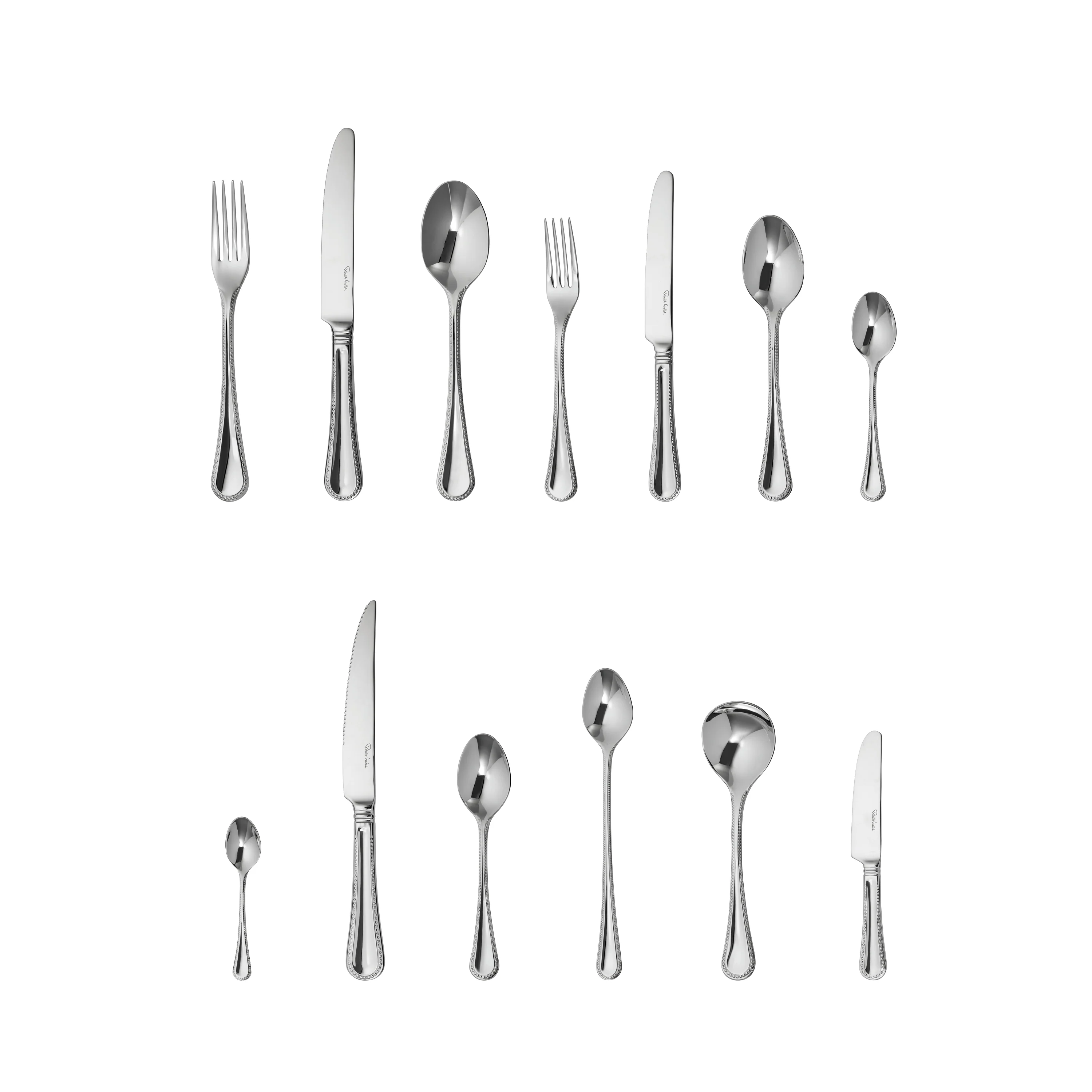 Armscote Bead Bright Table Fork - Image 5