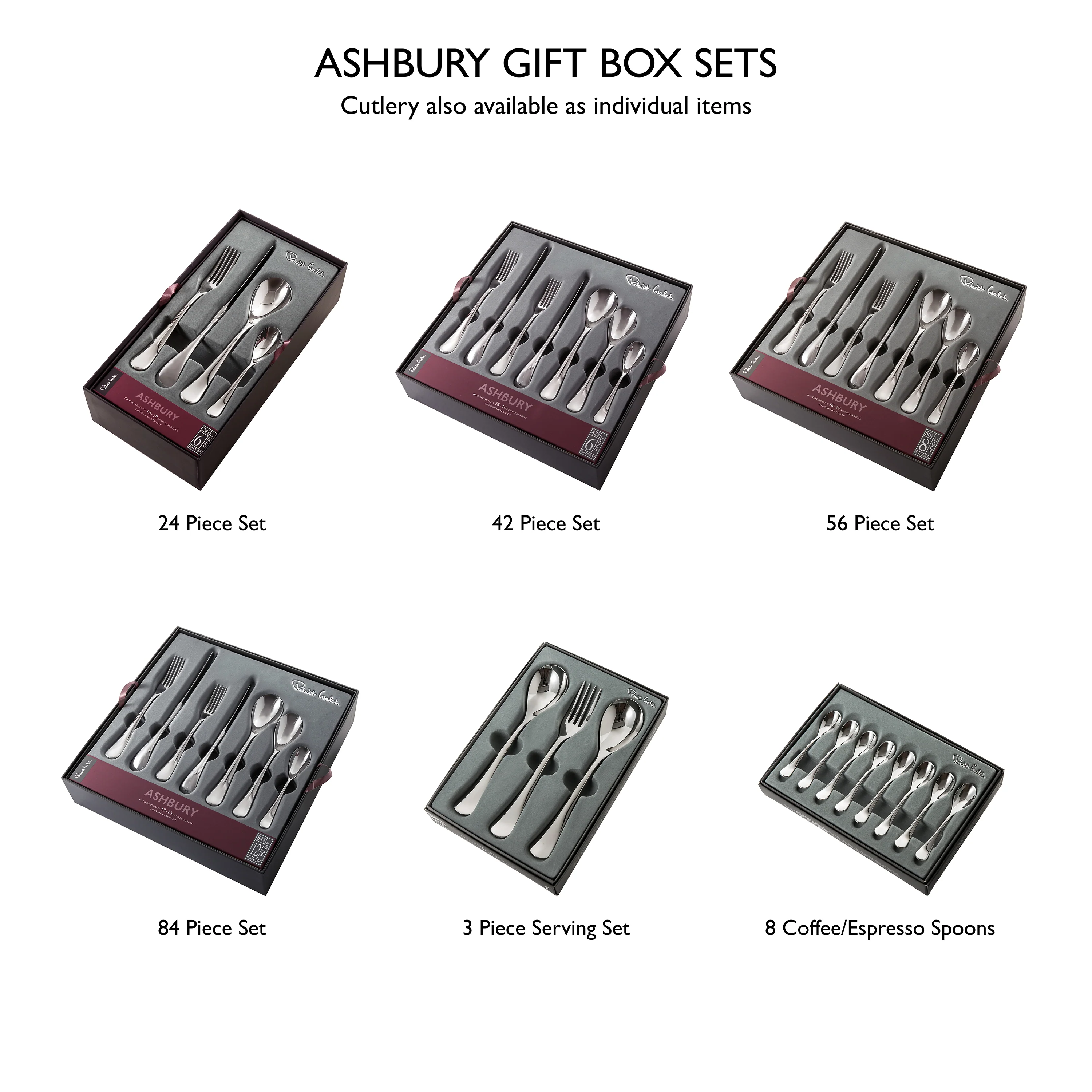 Ashbury Bright Cutlery Set, 24 Piece for 6 People - Image 6
