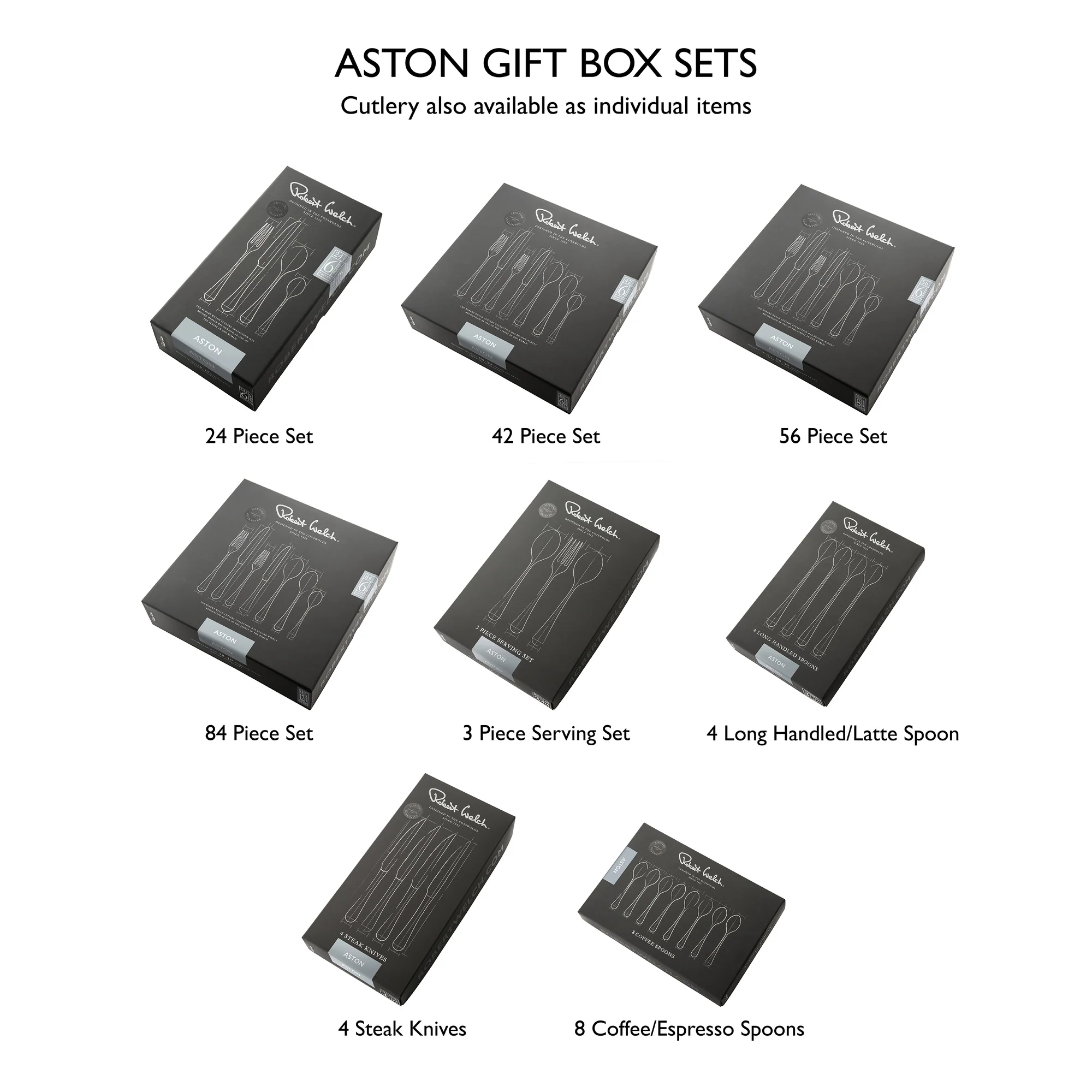 Aston Bright Cutlery Sample Set, 3 Piece - Image 6