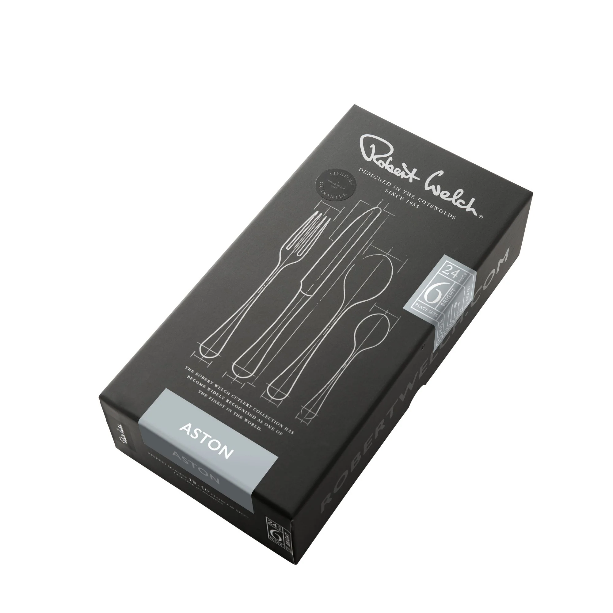 Aston Bright Cutlery Set, 24 Piece for 6 People - Image 3