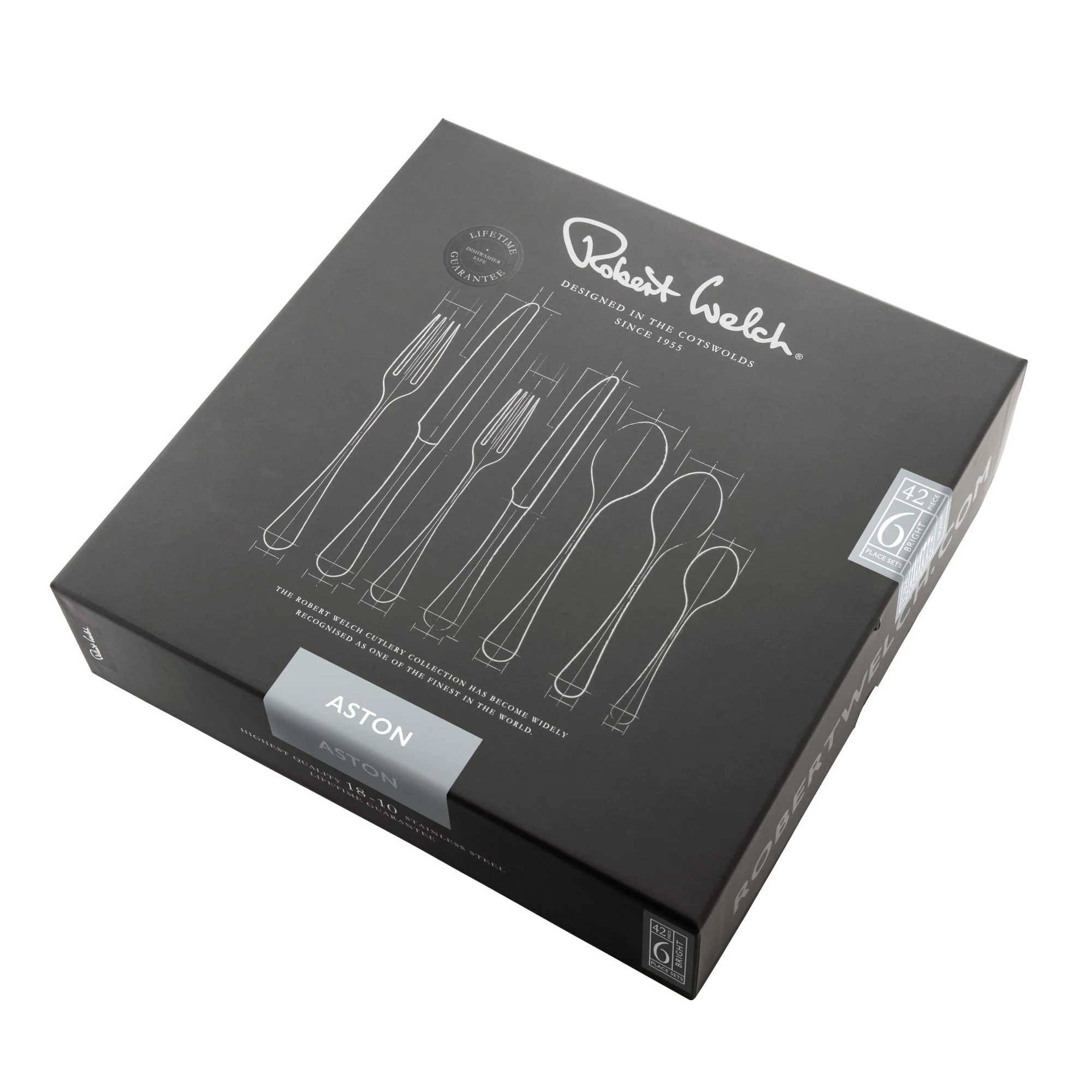 Aston Bright Cutlery Set, 42 Piece for 6 People - Image 3