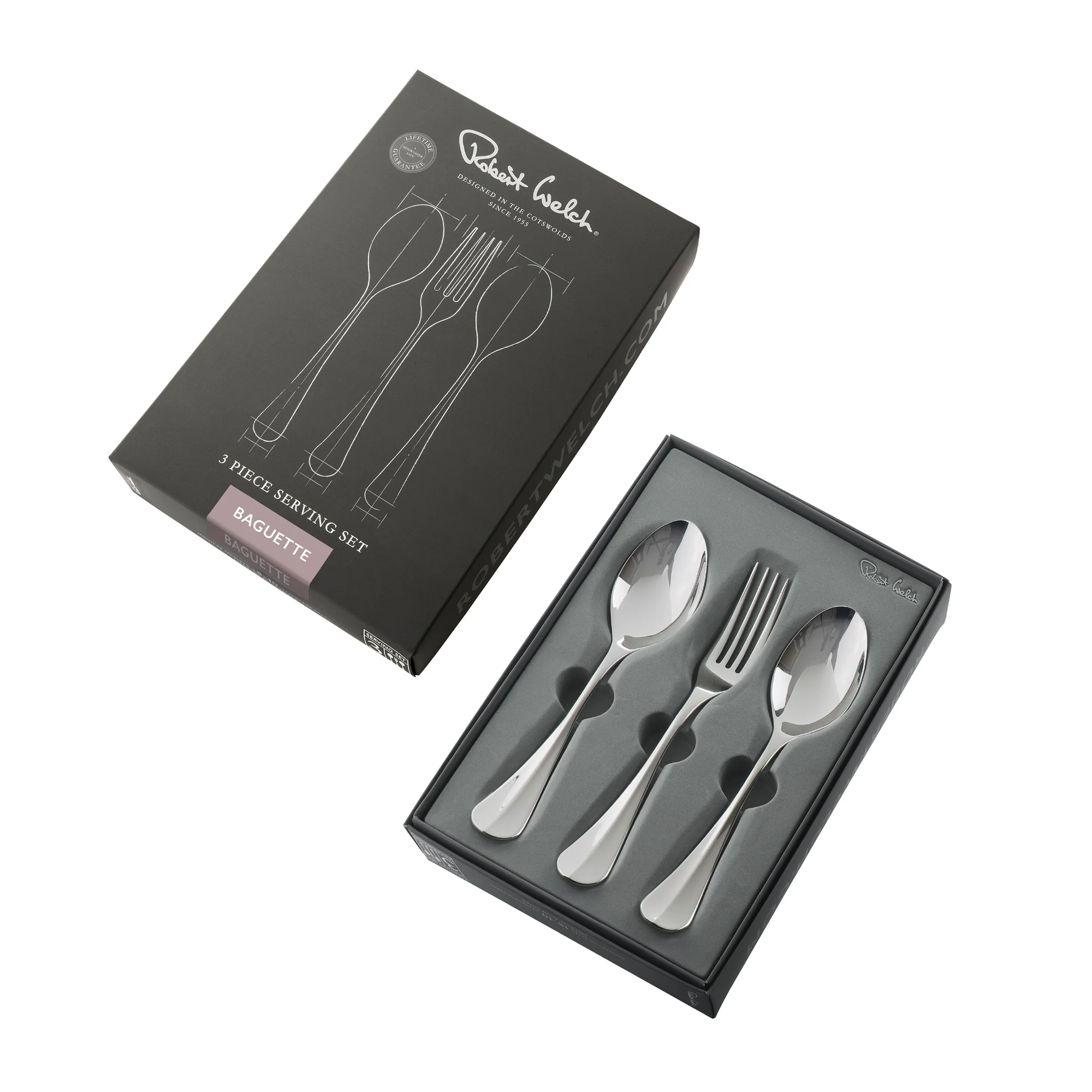 Baguette Bright Serving Set, 3 Piece - Image 3