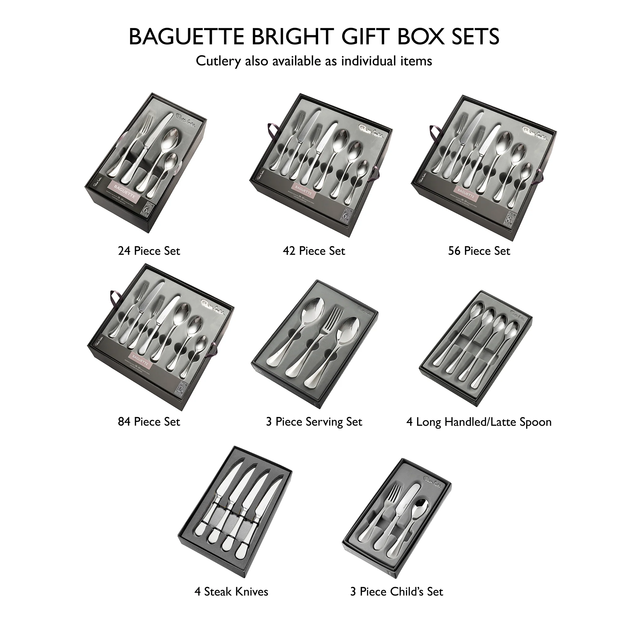 Baguette Bright Serving Set, 3 Piece - Image 5