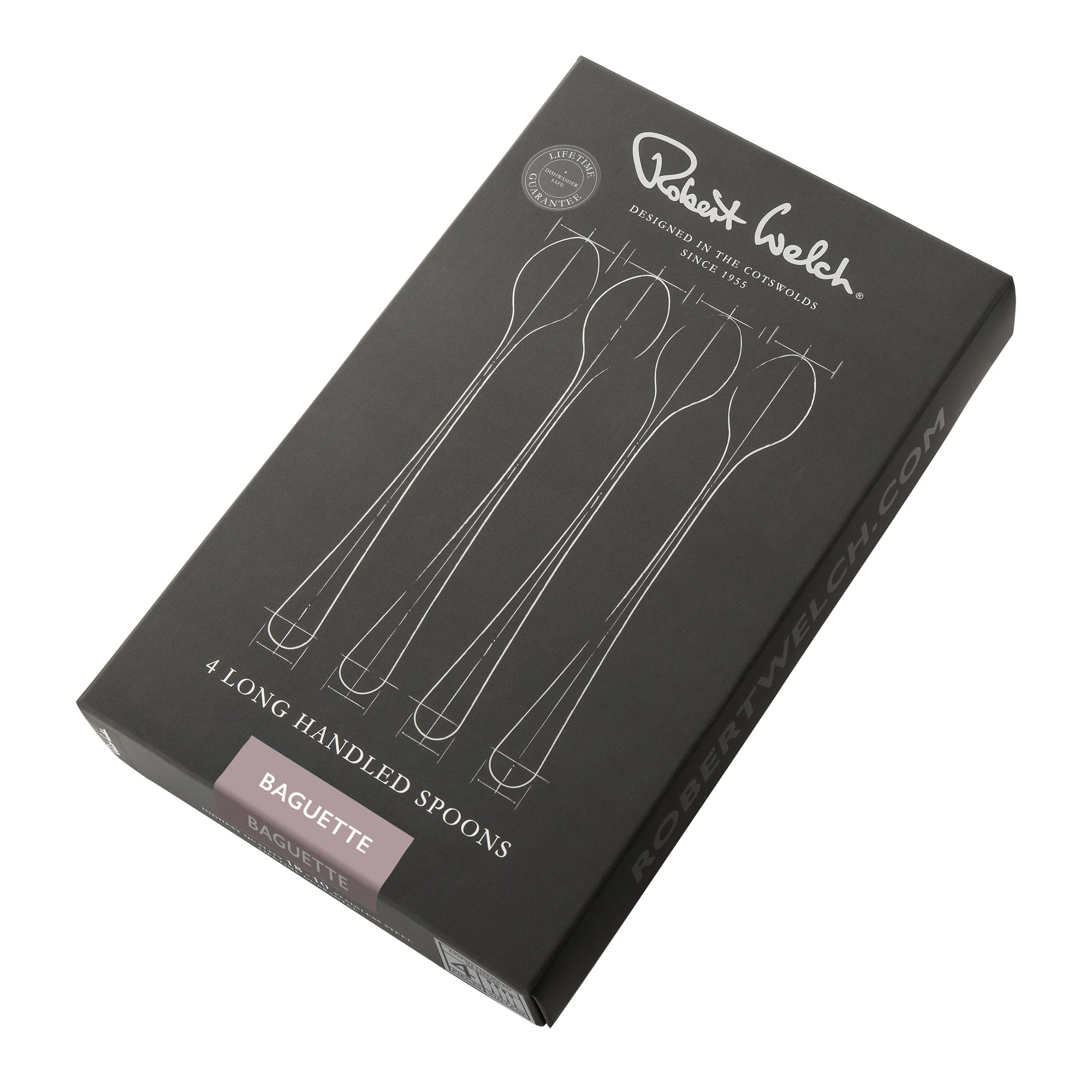 Baguette Vintage Long Handled Spoon, Set of 4 - Image 3