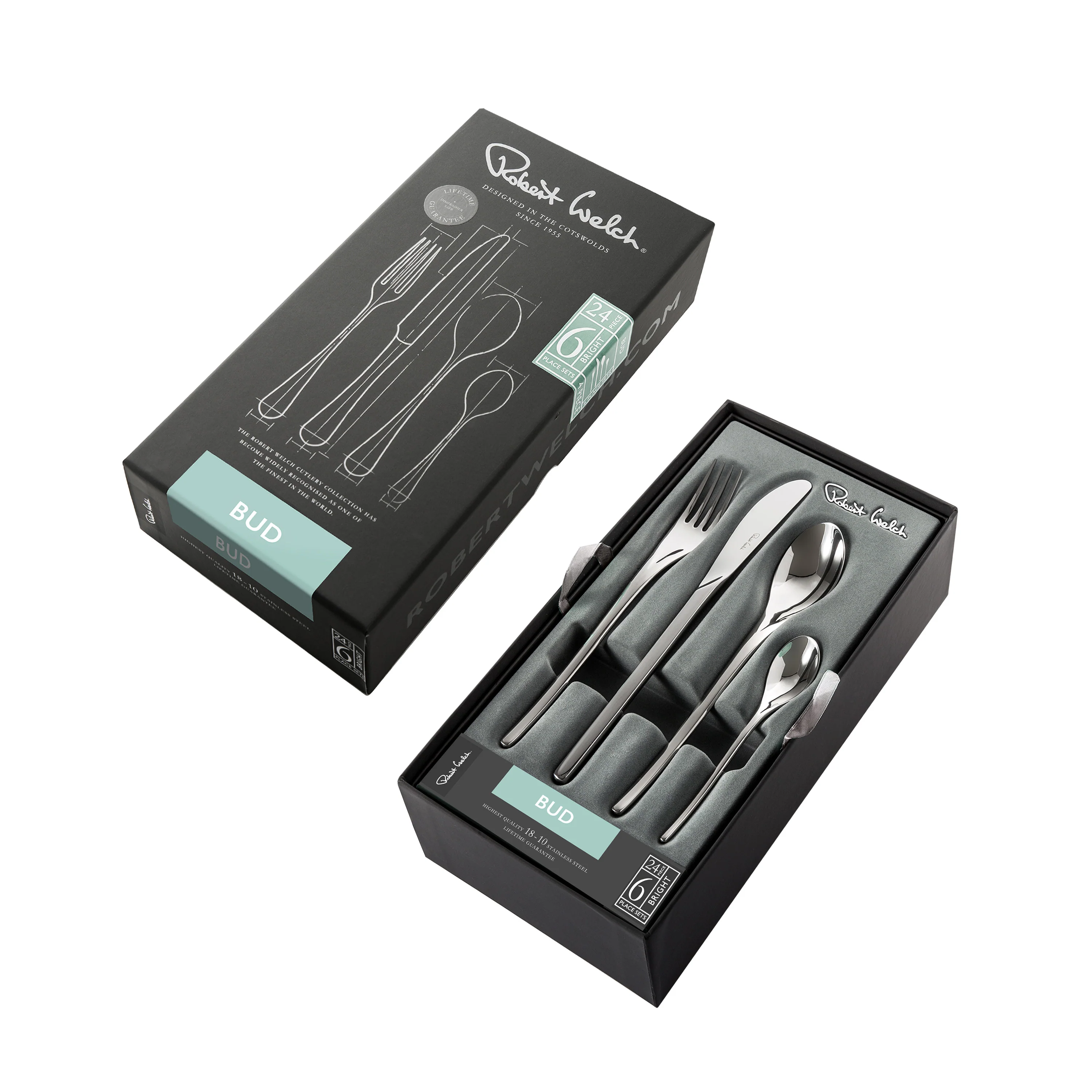 Bud Bright Cutlery Set, 24 Piece for 6 People - Image 3
