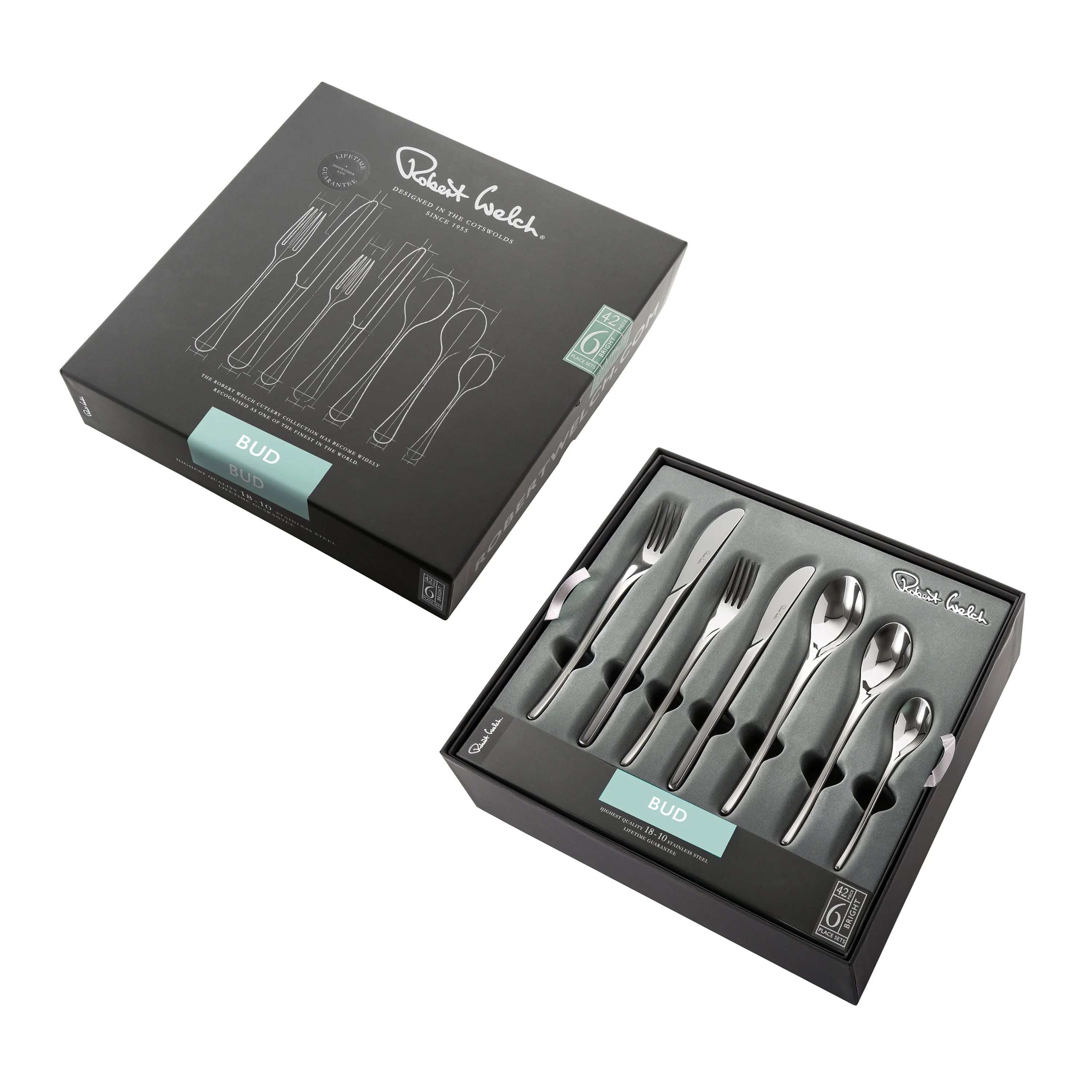 Bud Bright Cutlery Set, 42 Piece for 6 People - Image 3