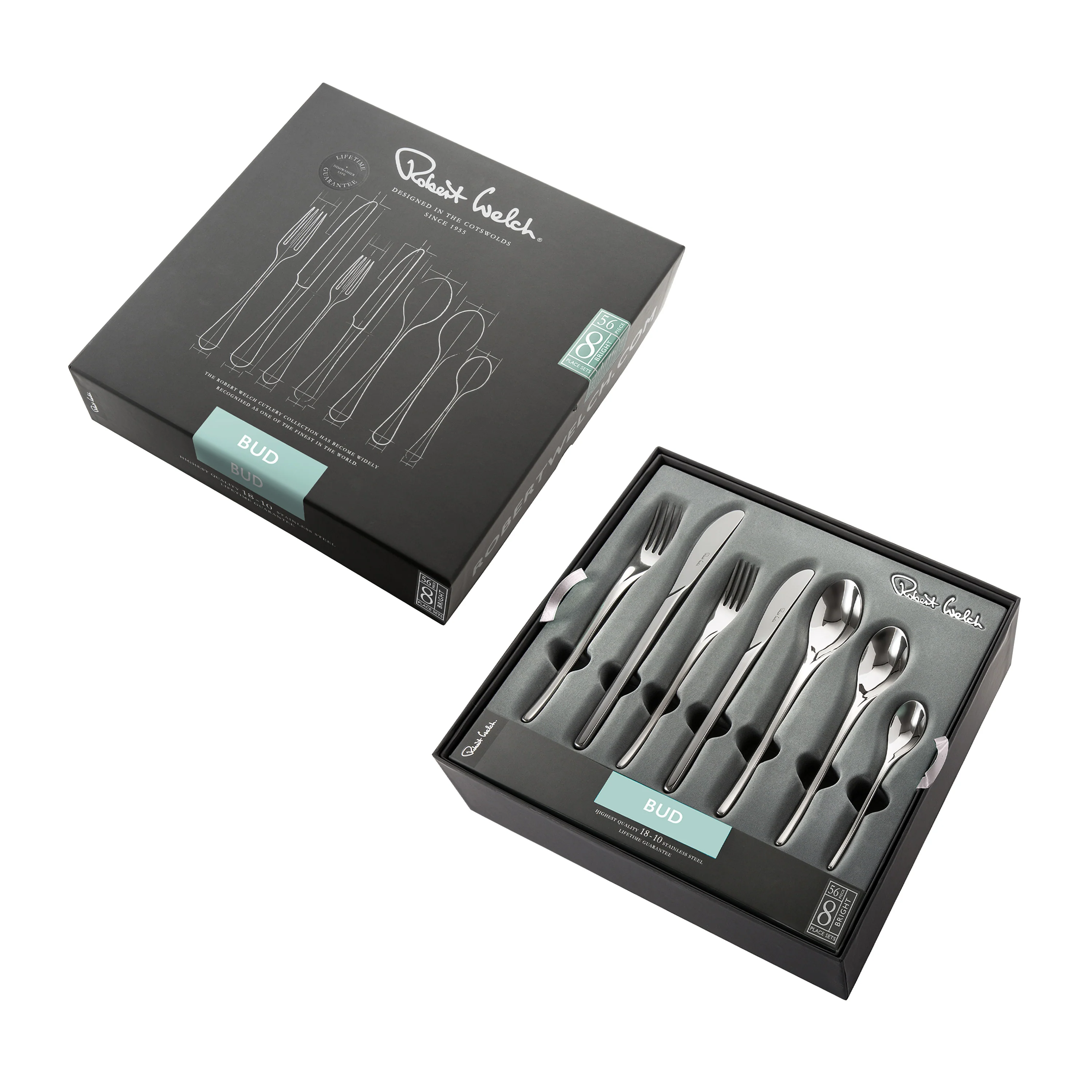 Bud Bright Cutlery Set, 56 Piece for 8 People - Image 3