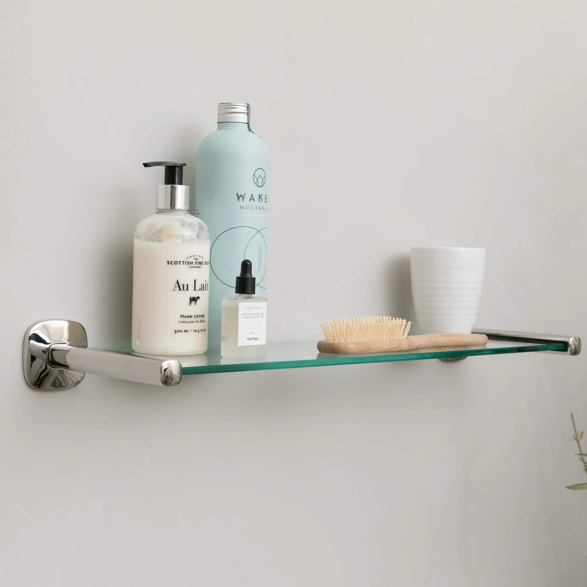 Burford Wall Mirror & Glass Shelf - Image 5