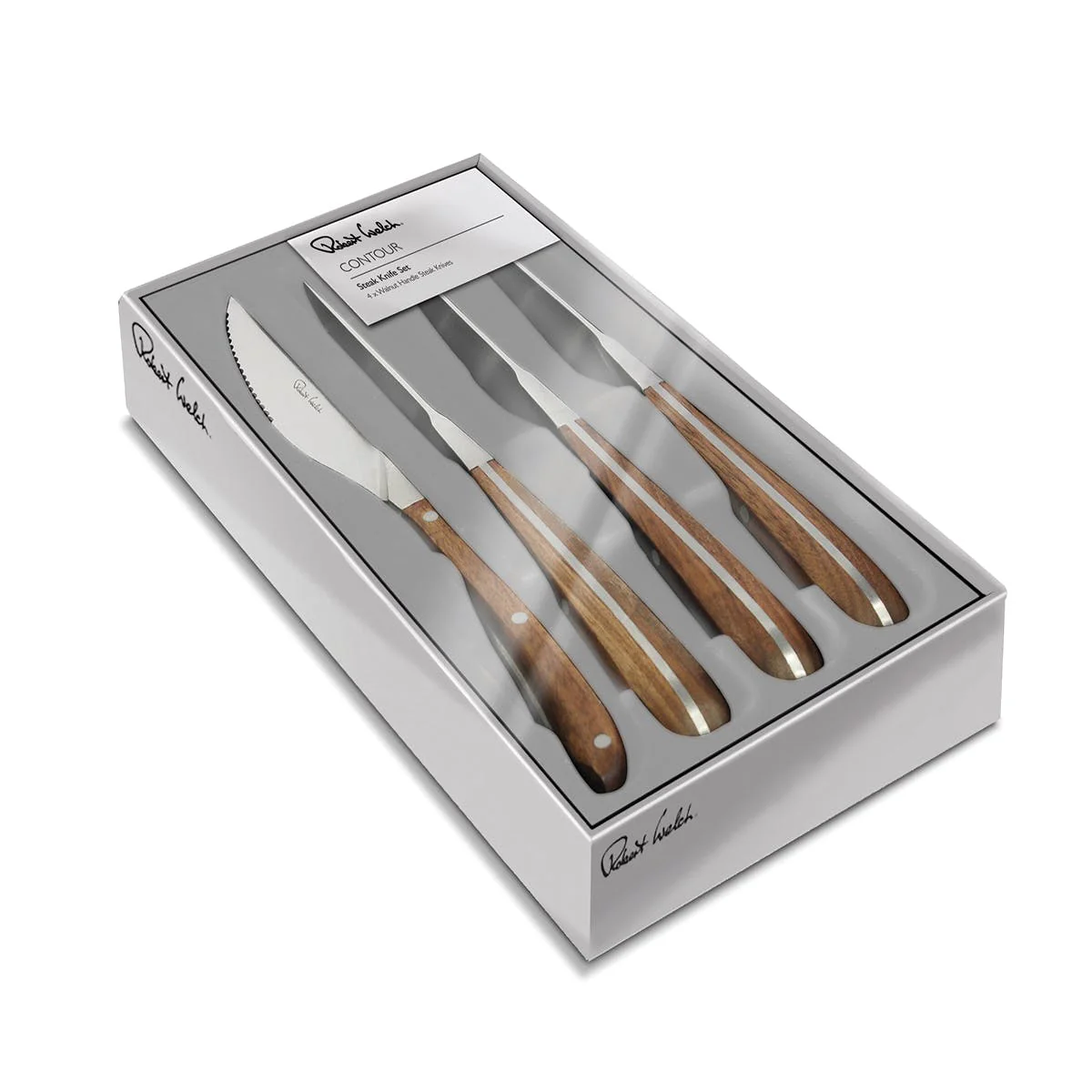 Contour Walnut Steak Knife, Set of 4 - Image 3