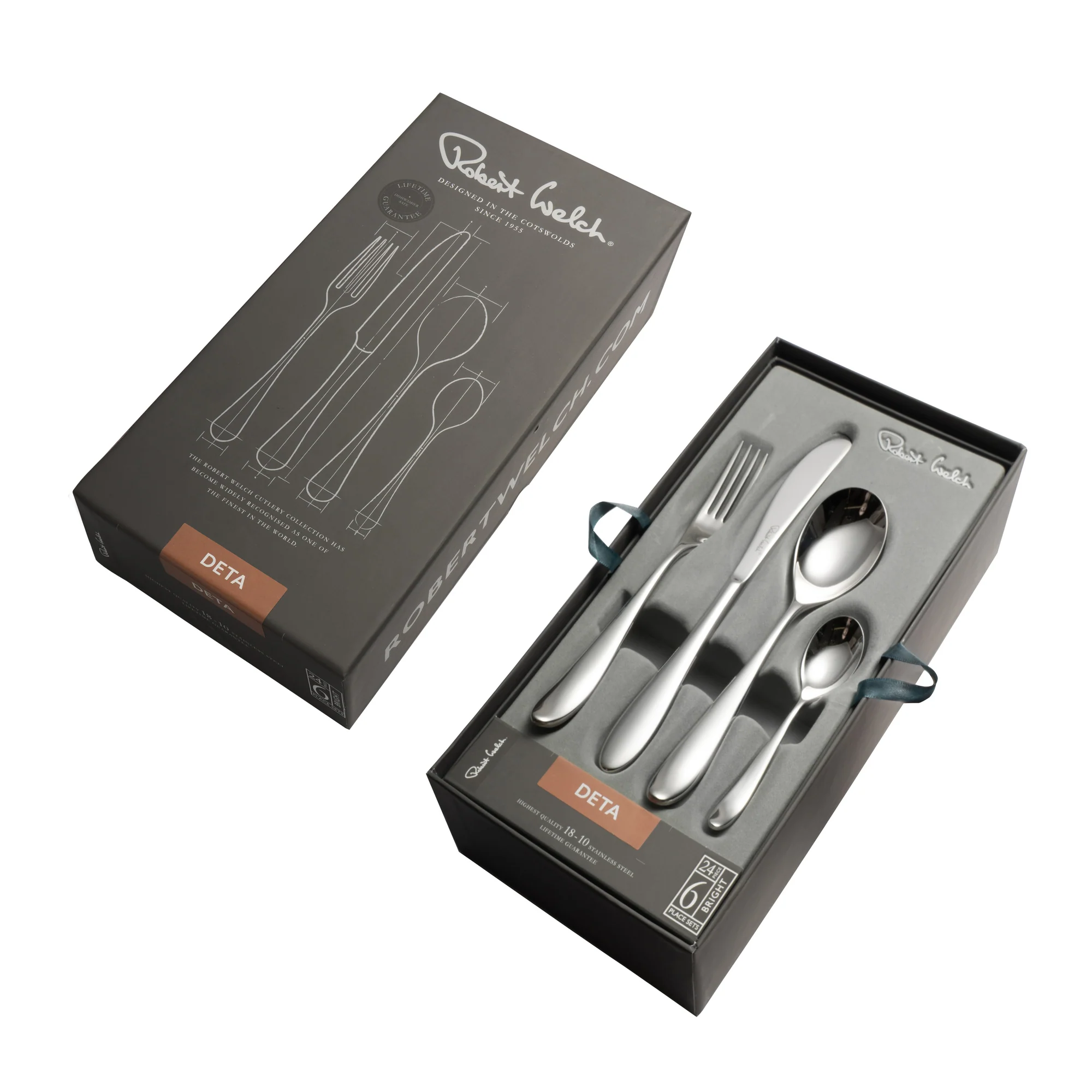 Deta Bright Cutlery Set, 24 Piece for 6 People - Image 3