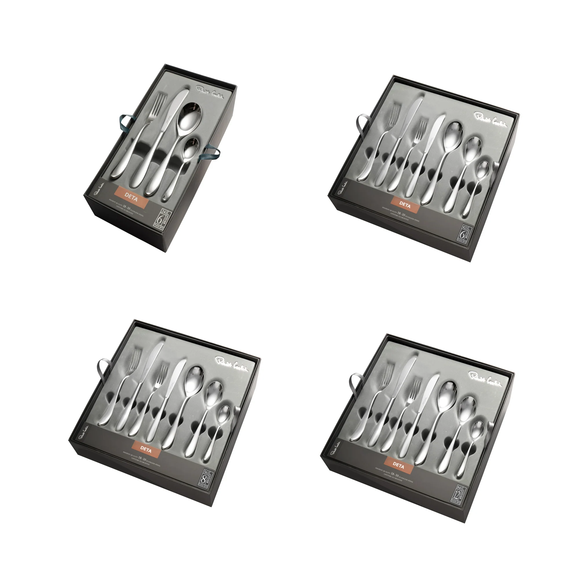 Deta Bright Cutlery Set, 56 Piece for 8 People - Image 6
