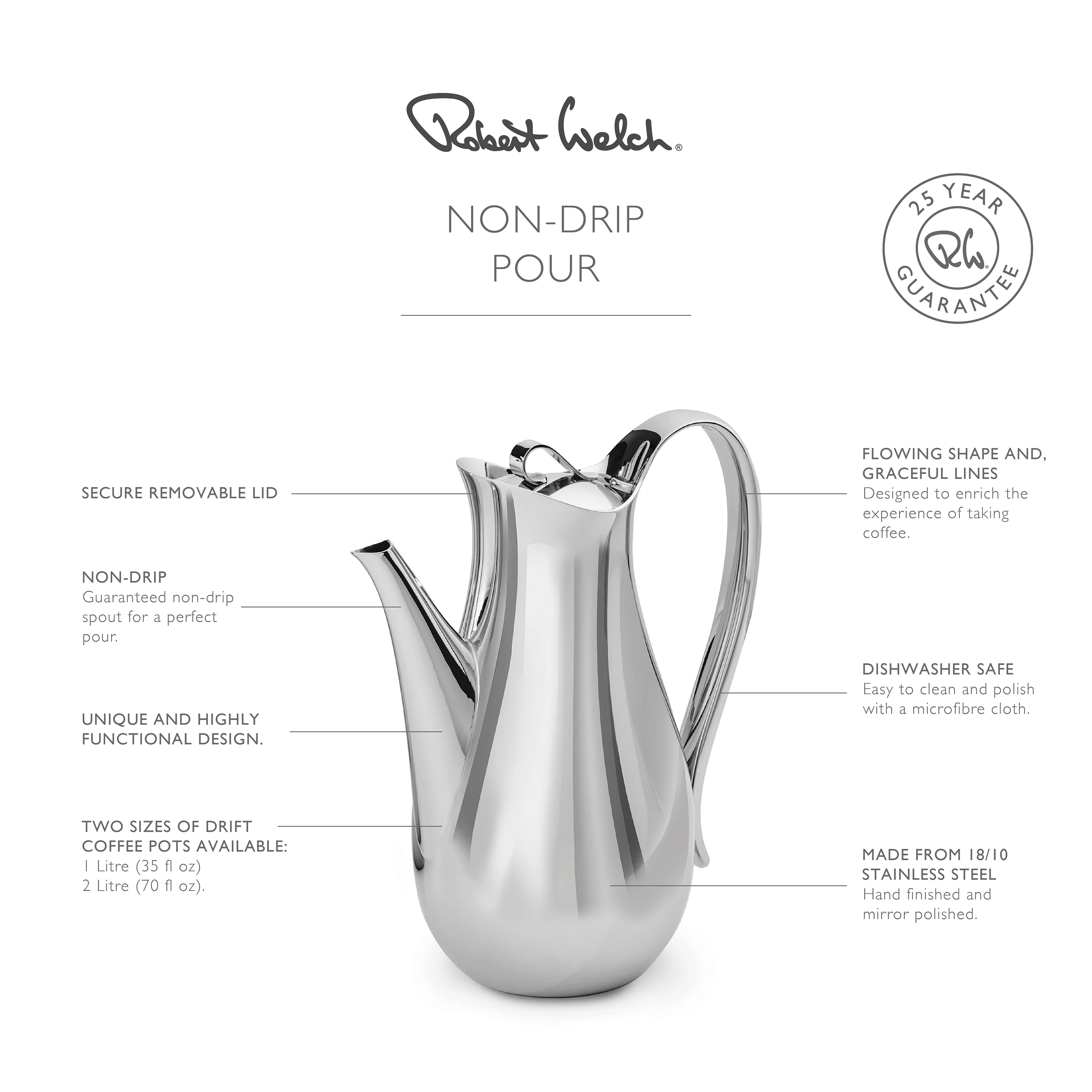 Drift Coffee Pot, 1 Litre - Image 3
