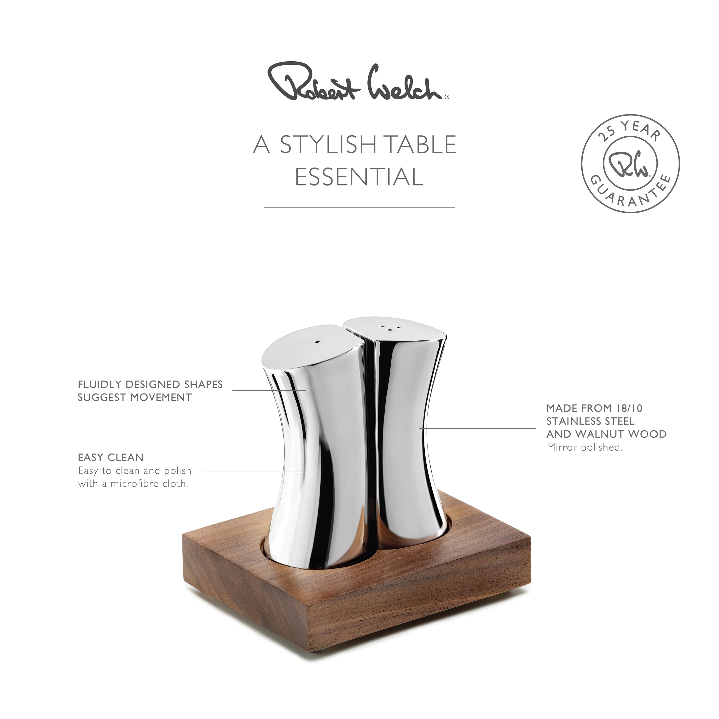 Drift Salt & Pepper Shakers and Stand Set - Image 3