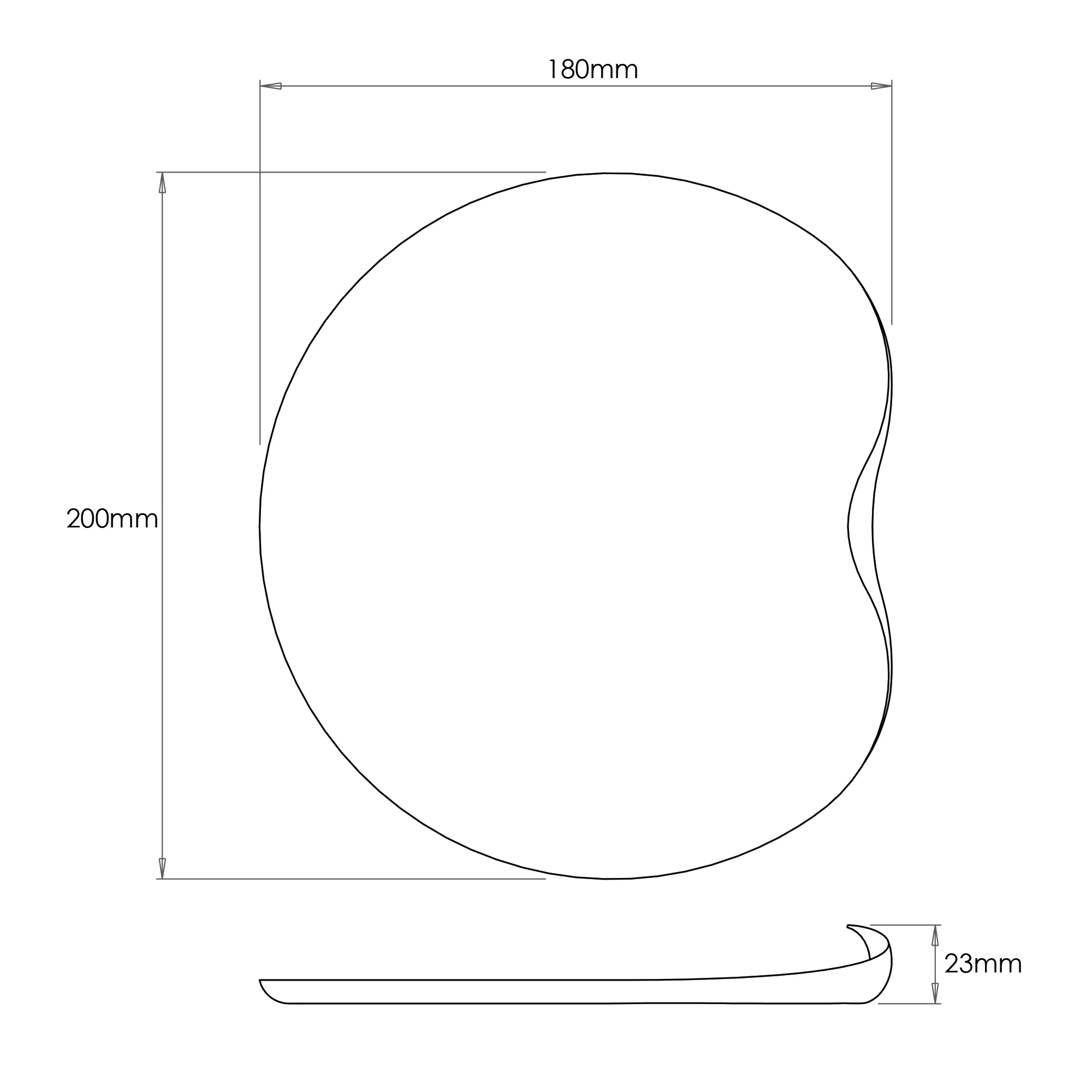 Drift Serving Tray, 20cm - Image 5