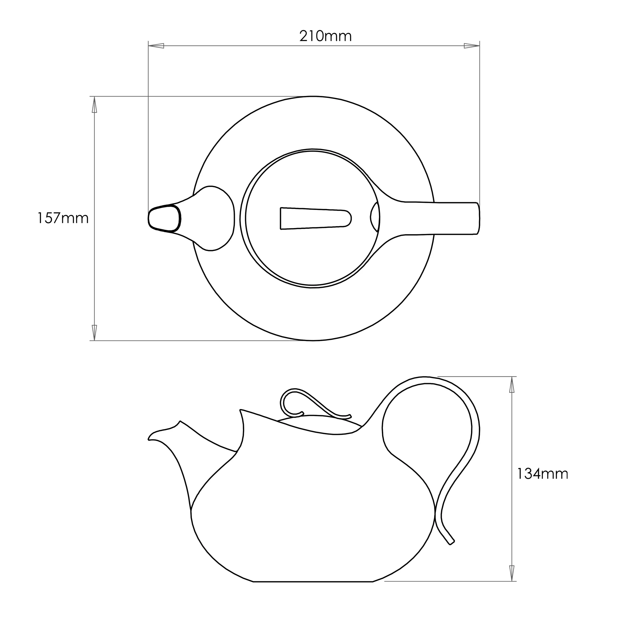 Drift Teapot, 900 ml - Image 7