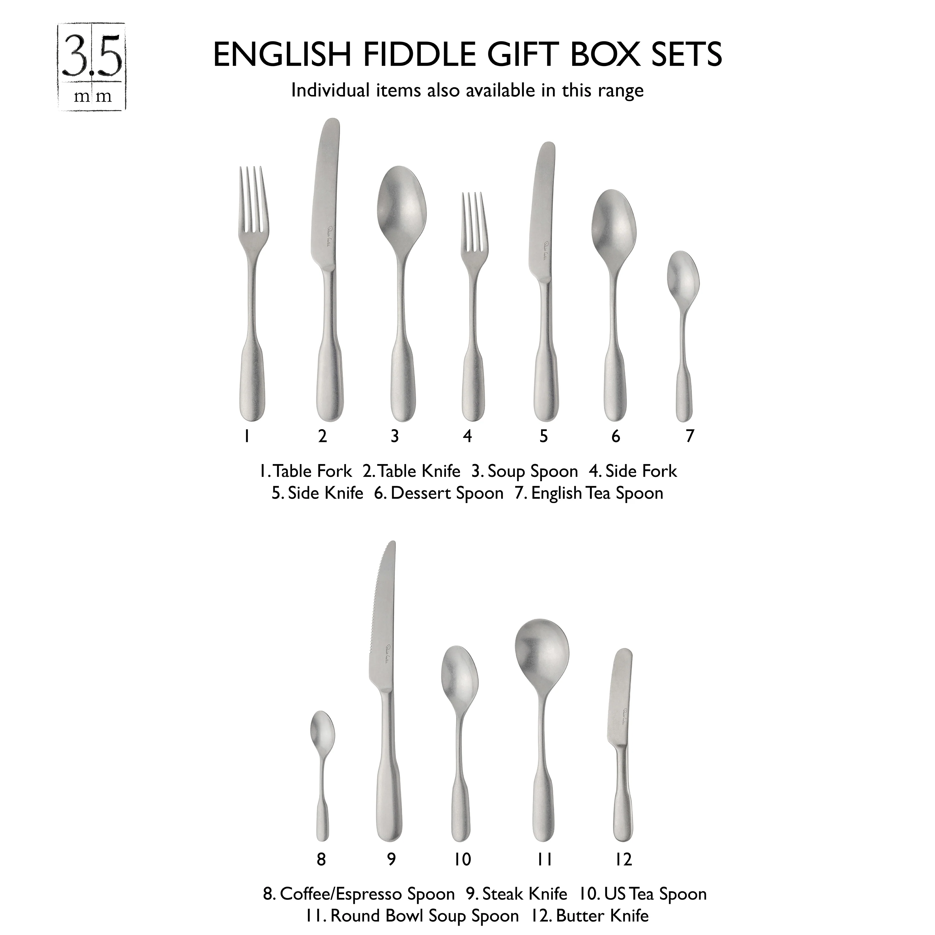 English Fiddle Vintage Table Fork - Image 5