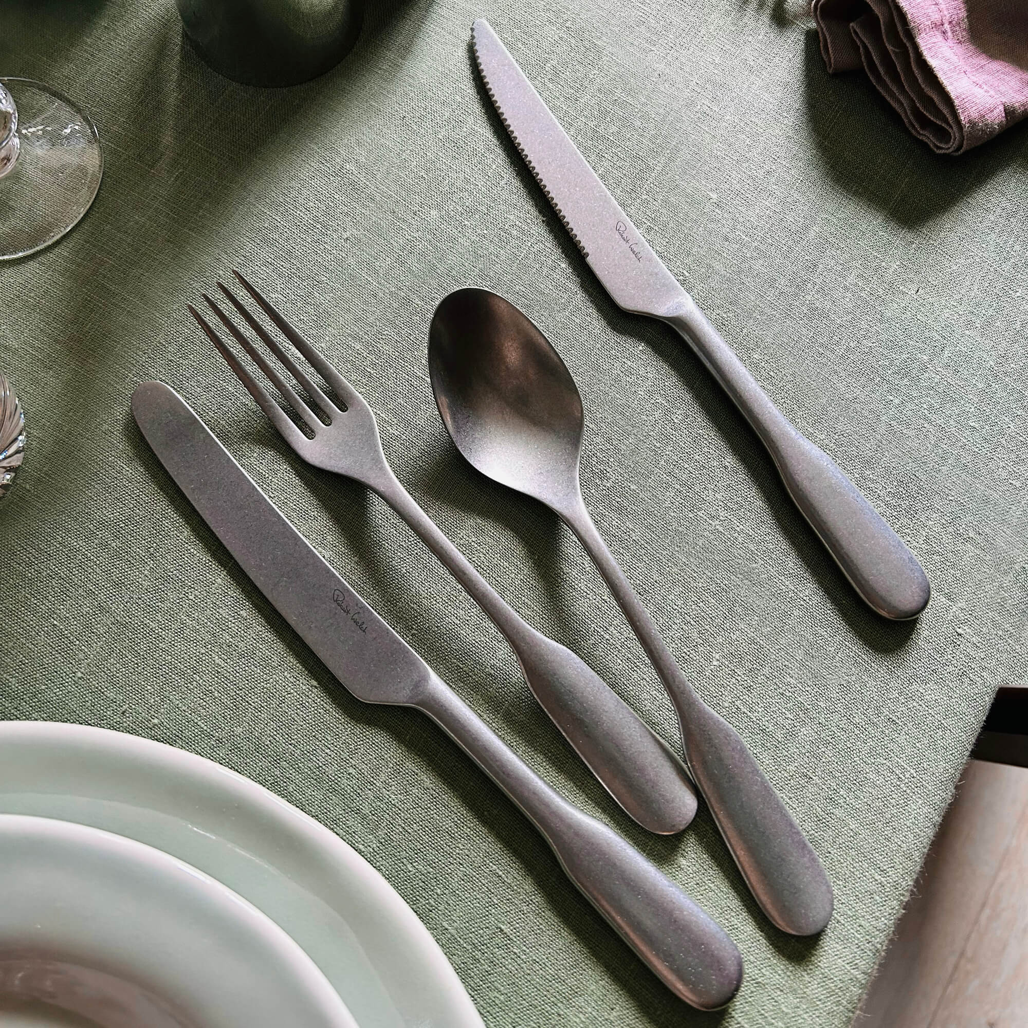 English Fiddle Vintage Table Fork - Image 2