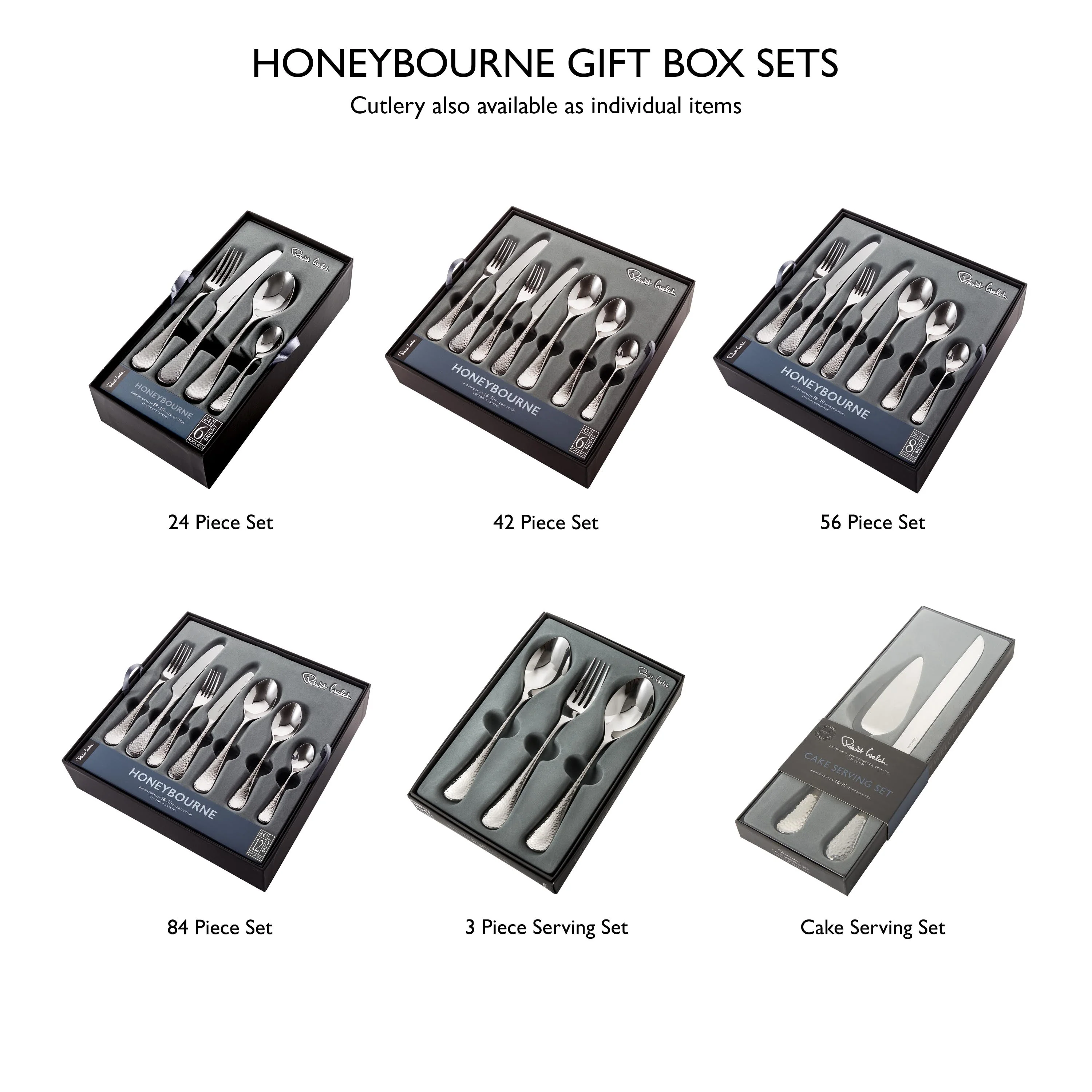 Honeybourne Bright Pastry Fork - Image 6