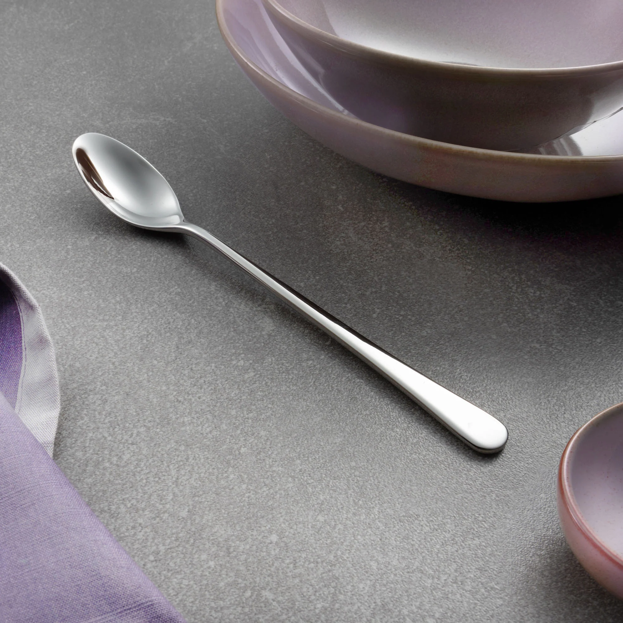Iona Bright Long Handled Spoon, Set of 4 - Image 2