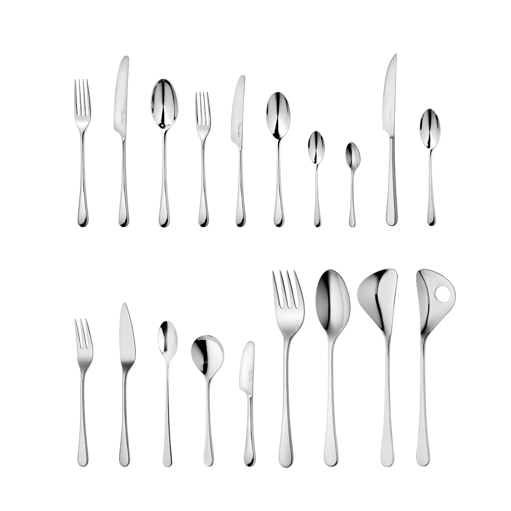 Iona Bright Salad Servers - Image 5
