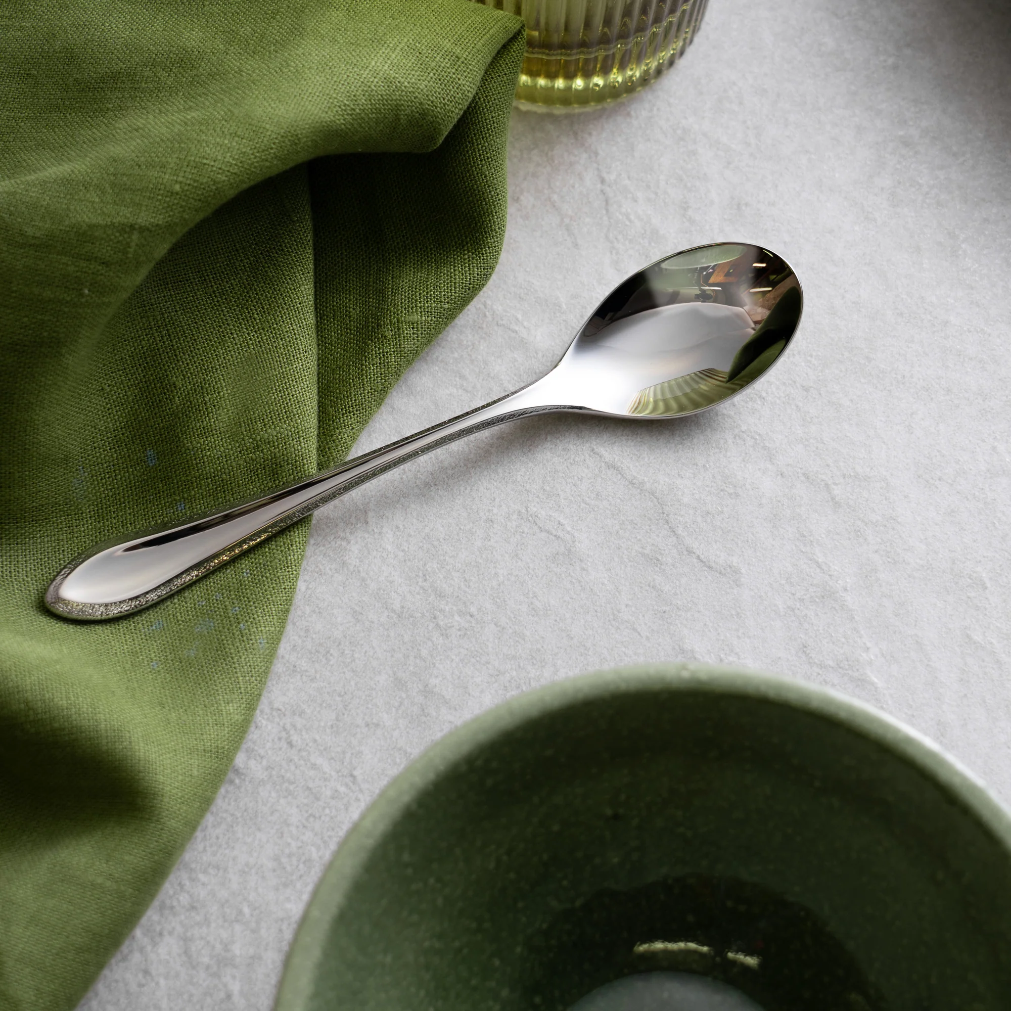 Kemble Texture Bright American / US Teaspoon - Image 2