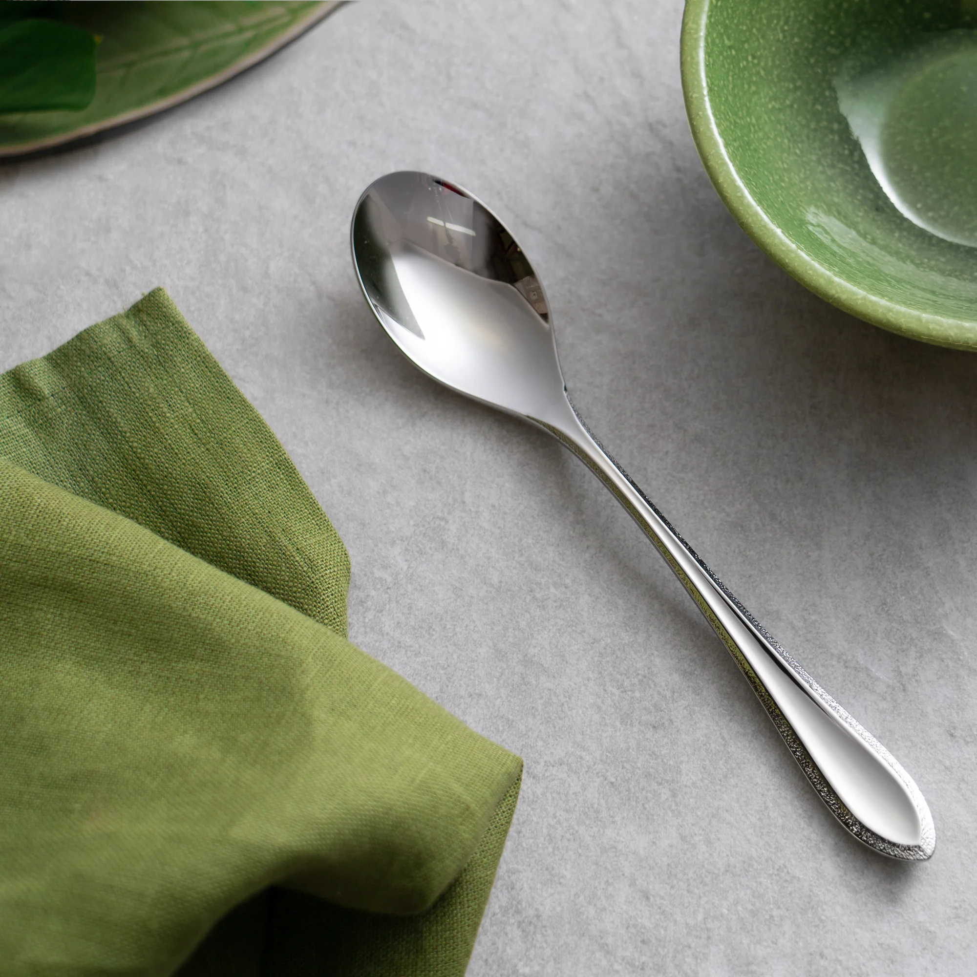 Kemble Texture Bright Soup Spoon - Image 2