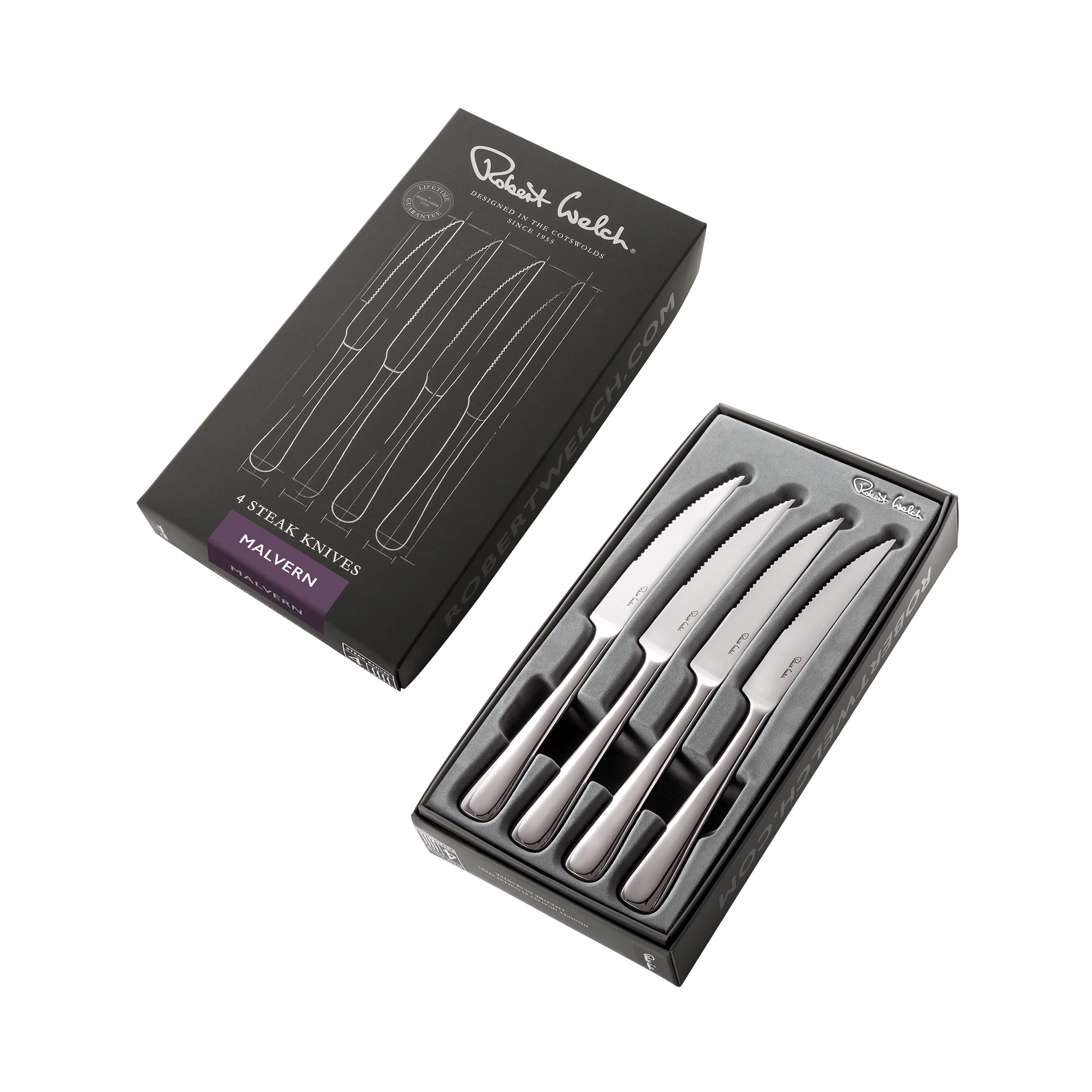 Malvern Bright Steak Knife, Set of 4 - Image 3