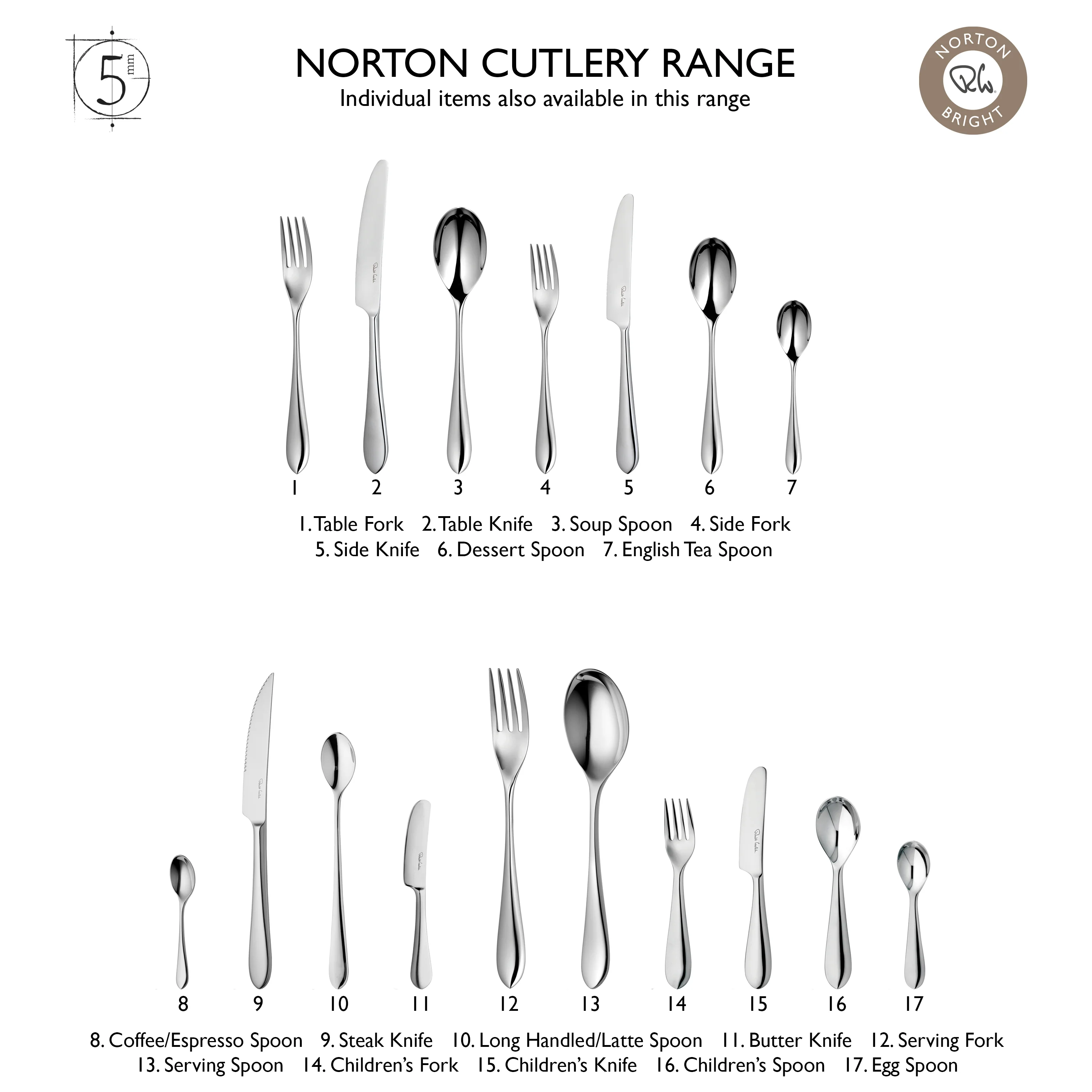 Norton Bright Butter Knife - Image 5