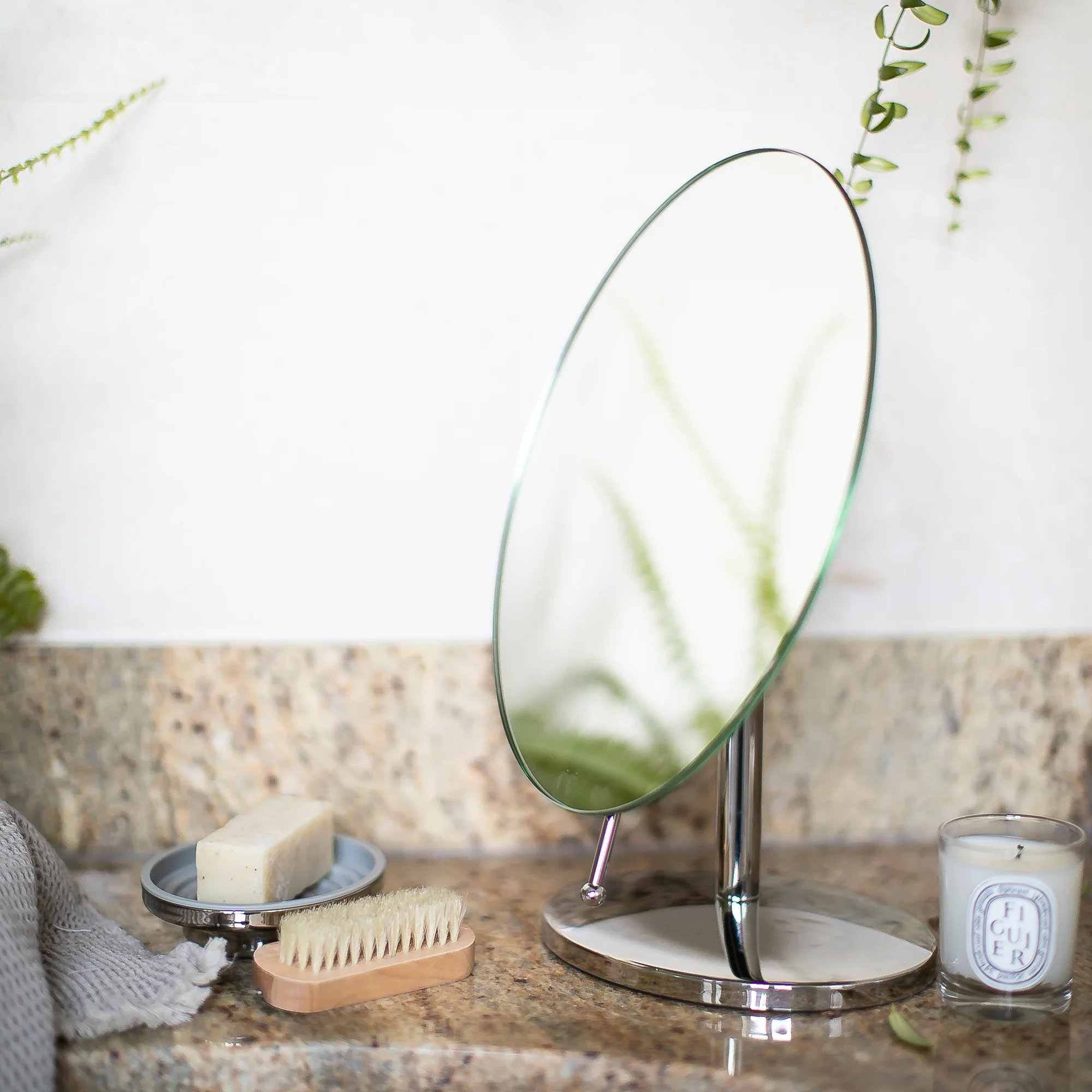Oblique Pedestal Mirror - Image 4