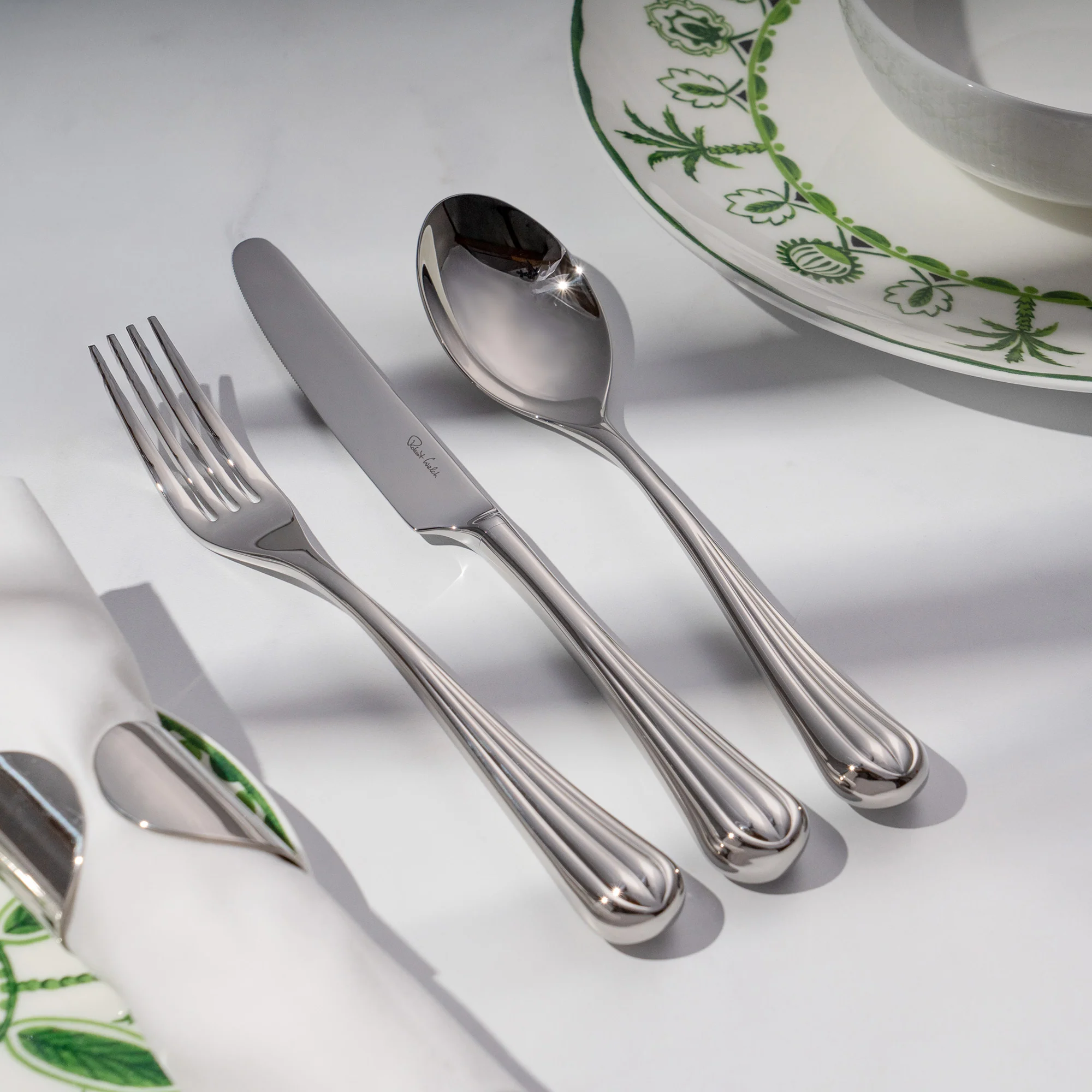 Palm Air Bright Cutlery Set, 42 Piece for 6 People - Image 4