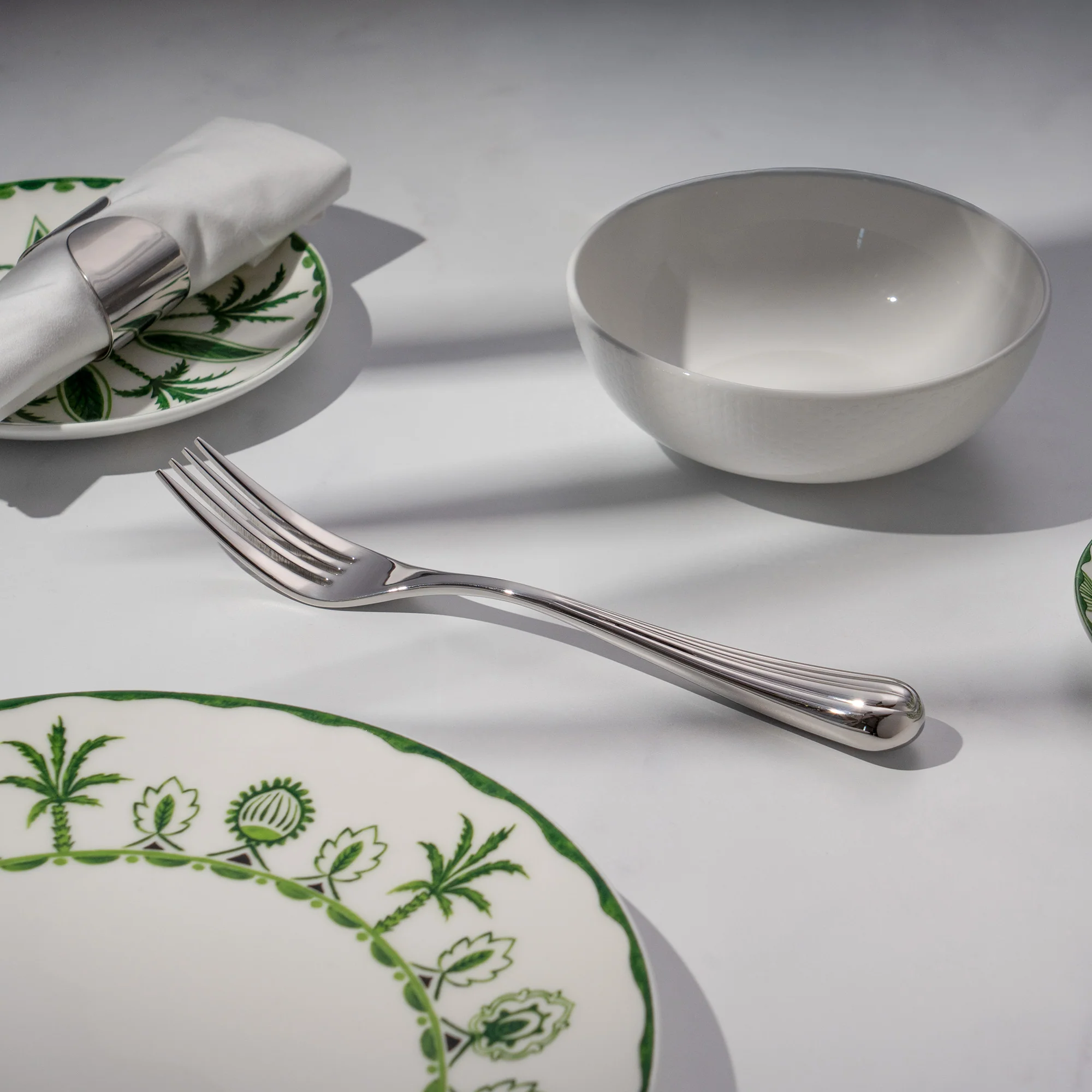 Palm Air Bright Serving Fork - Image 2