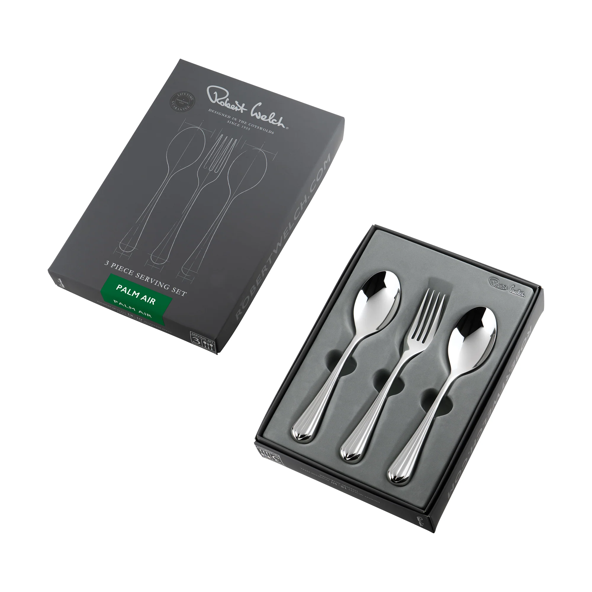 Palm Air Bright Serving Set, 3 Piece - Image 3