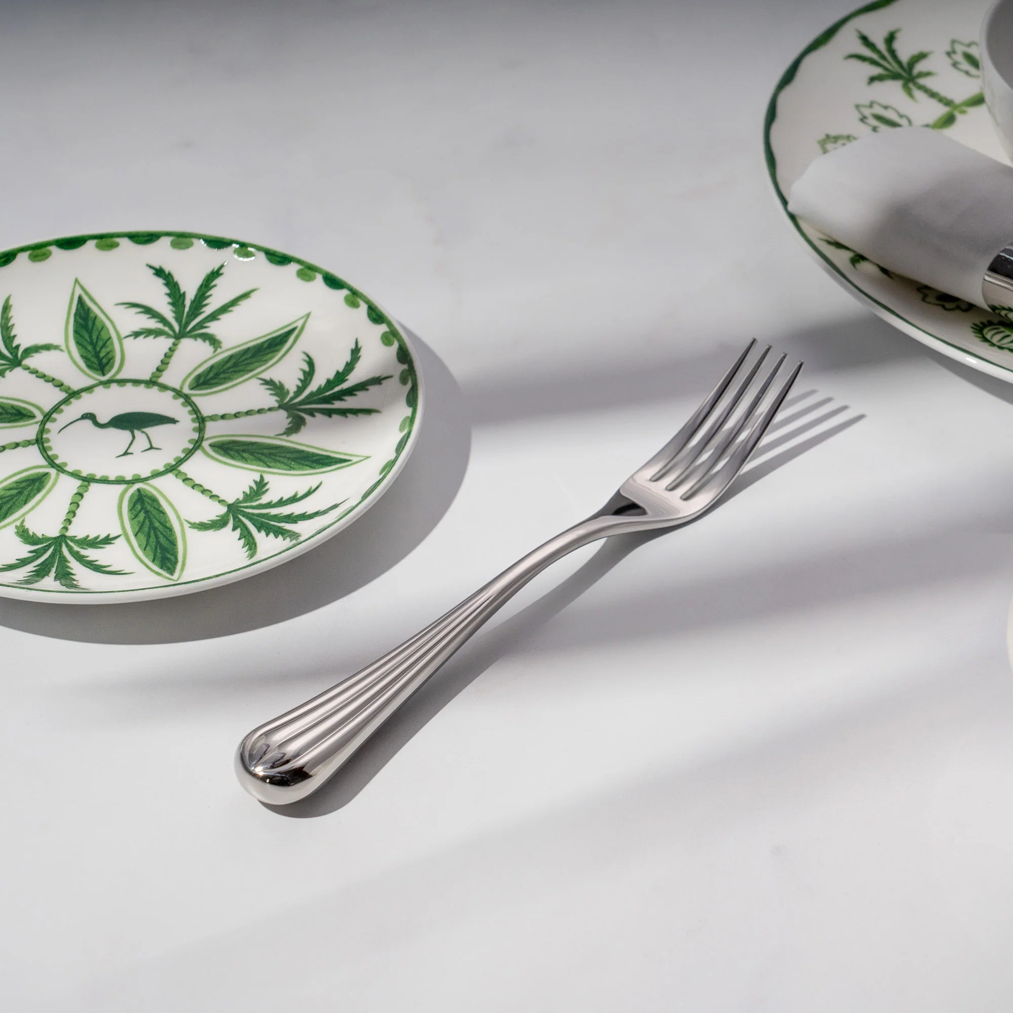Palm Air Bright Table Fork - Image 2