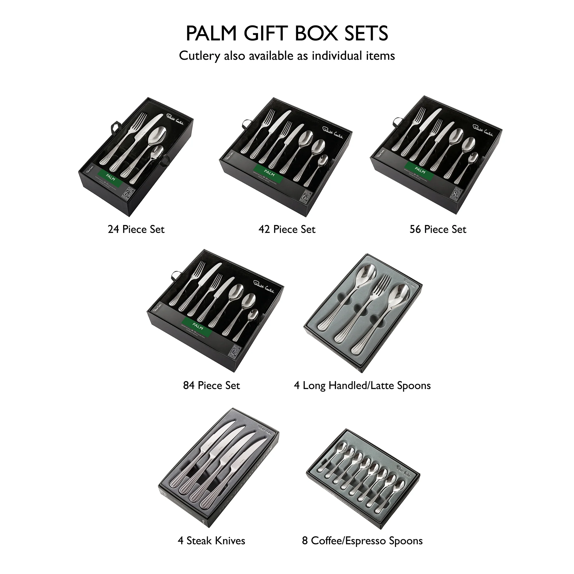 Palm Bright Cutlery Place Setting, 7 Piece - Image 6