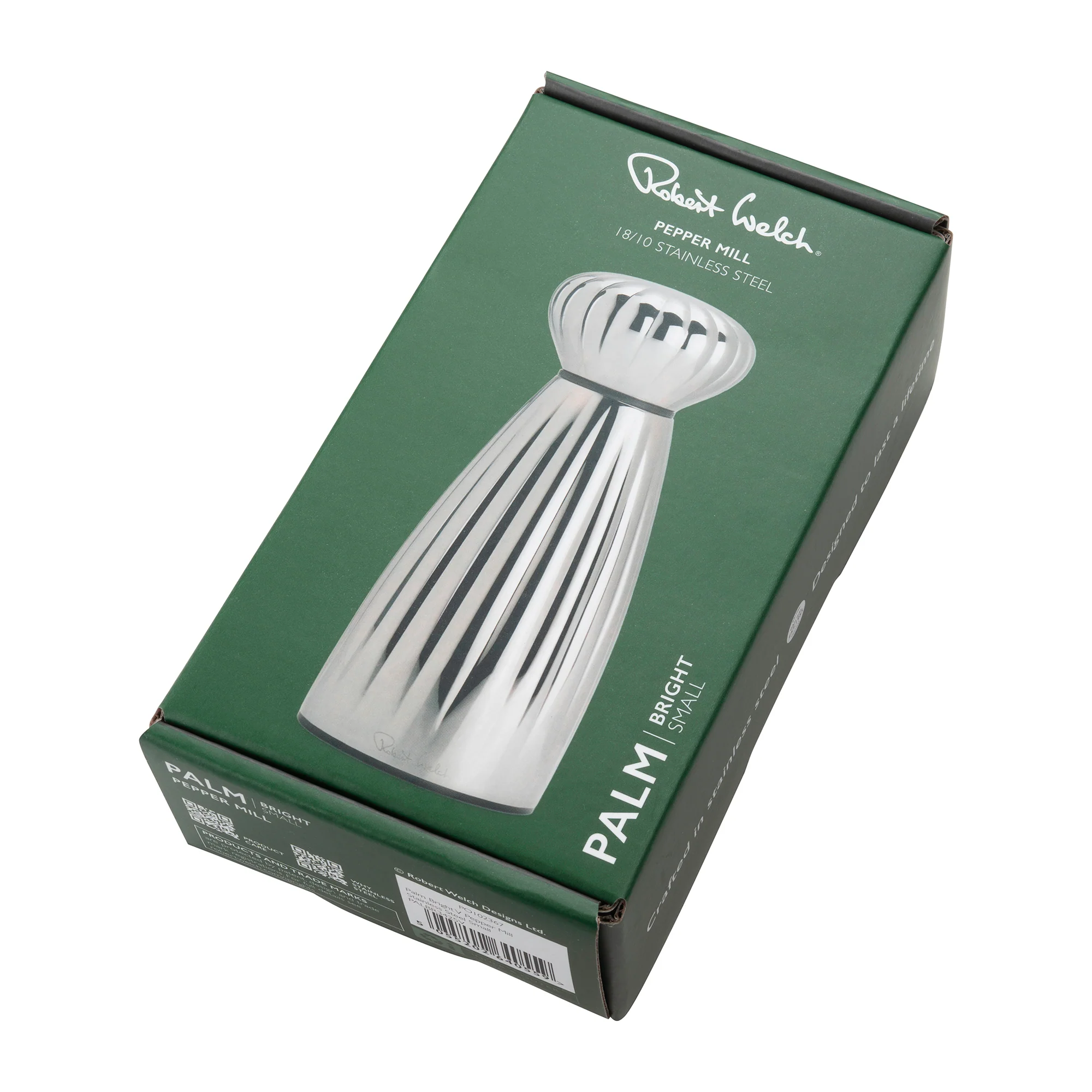 Palm Bright Stainless Steel Small Black Pepper Mill - Image 3