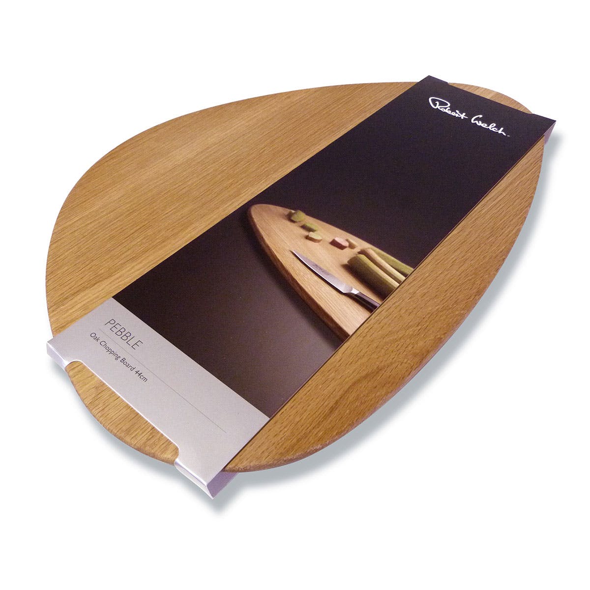 Oak Pebble Chopping Board 44cm - Image 2