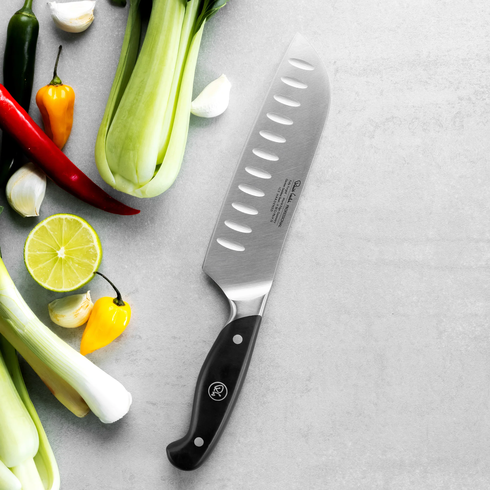 Professional Santoku Knife 17cm - Image 2