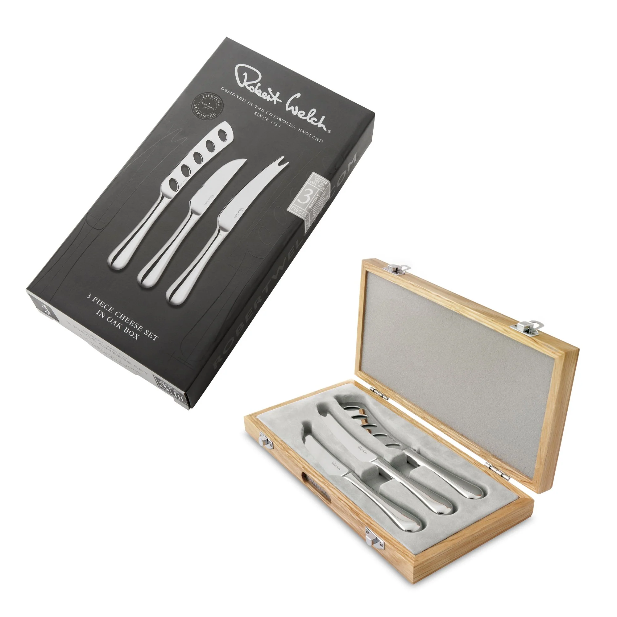 Radford Bright Cheese Knife Set, 3 Piece - Image 3
