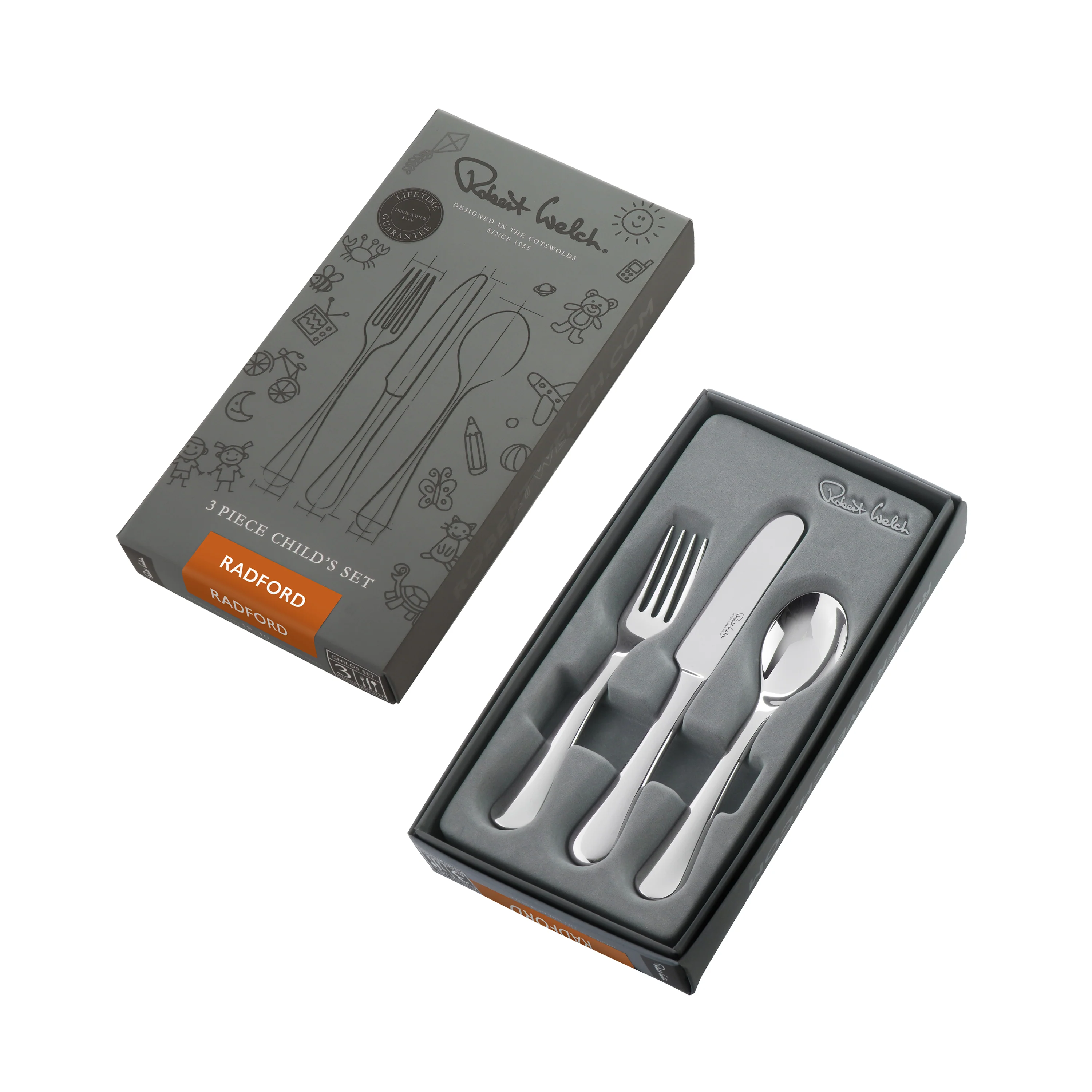 Radford Bright Children's Cutlery Set, 3 Piece - Image 3