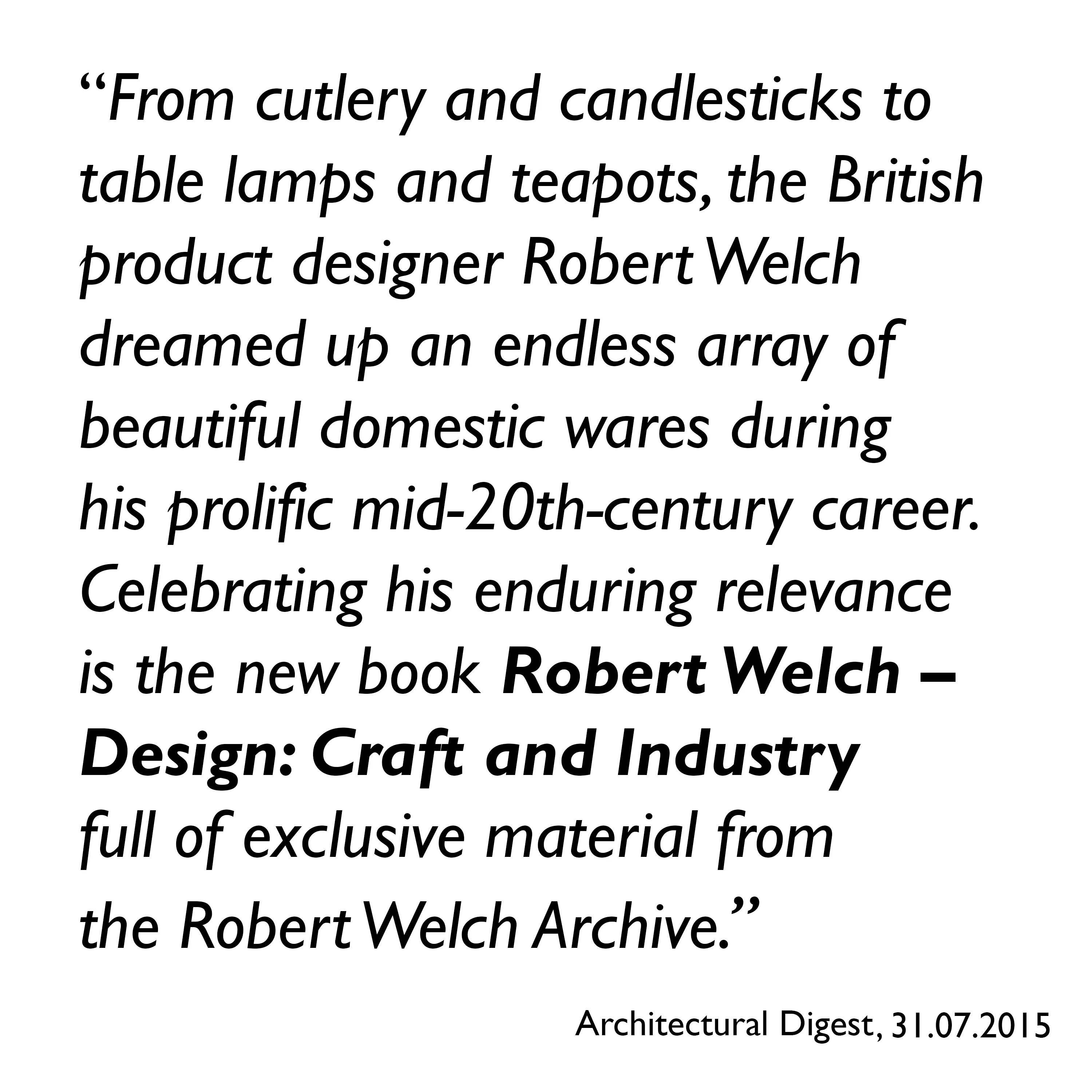 Robert Welch - Design: Craft and Industry (Hardcover) - Image 5