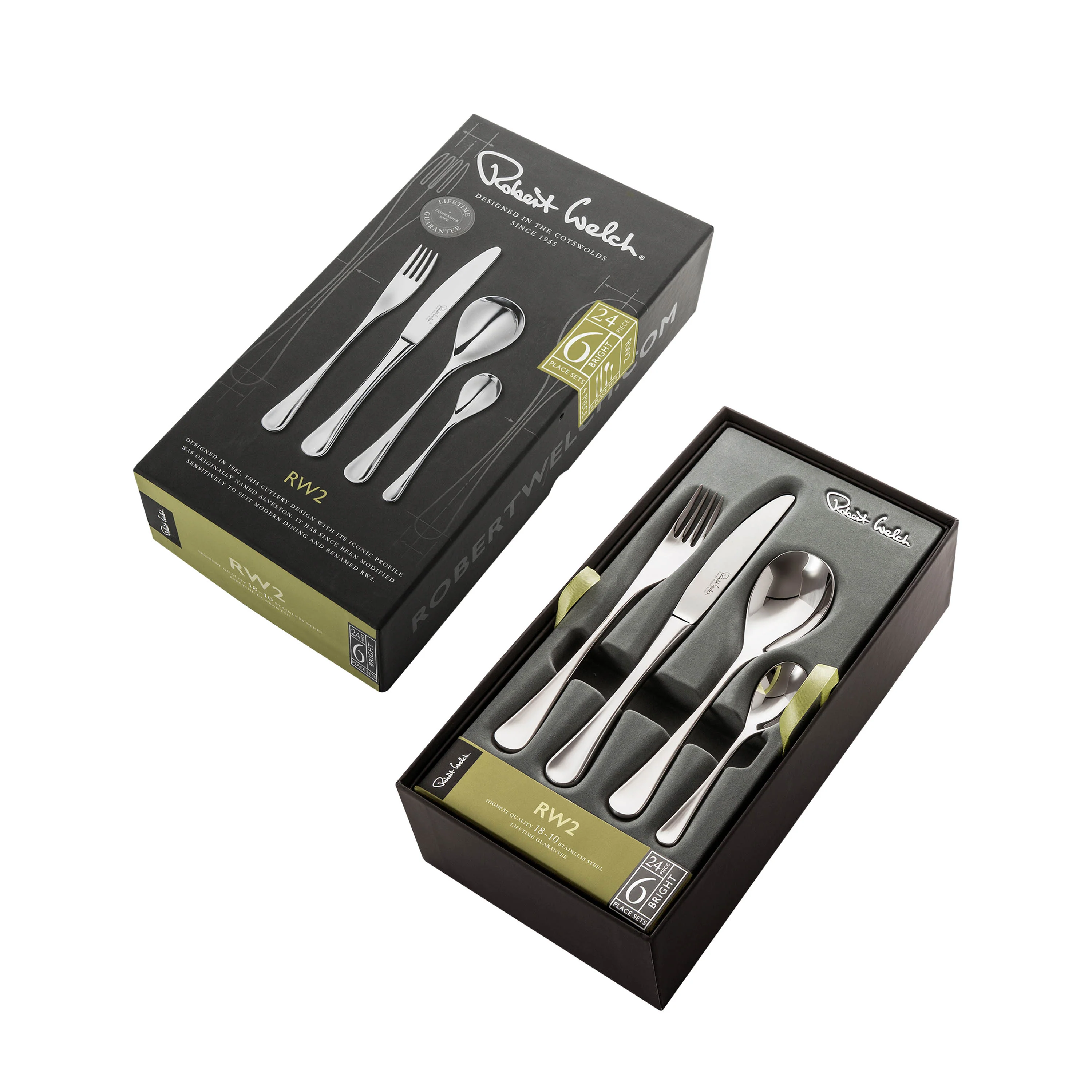 RW2 Bright Cutlery Set, 24 Piece for 6 People - Image 3