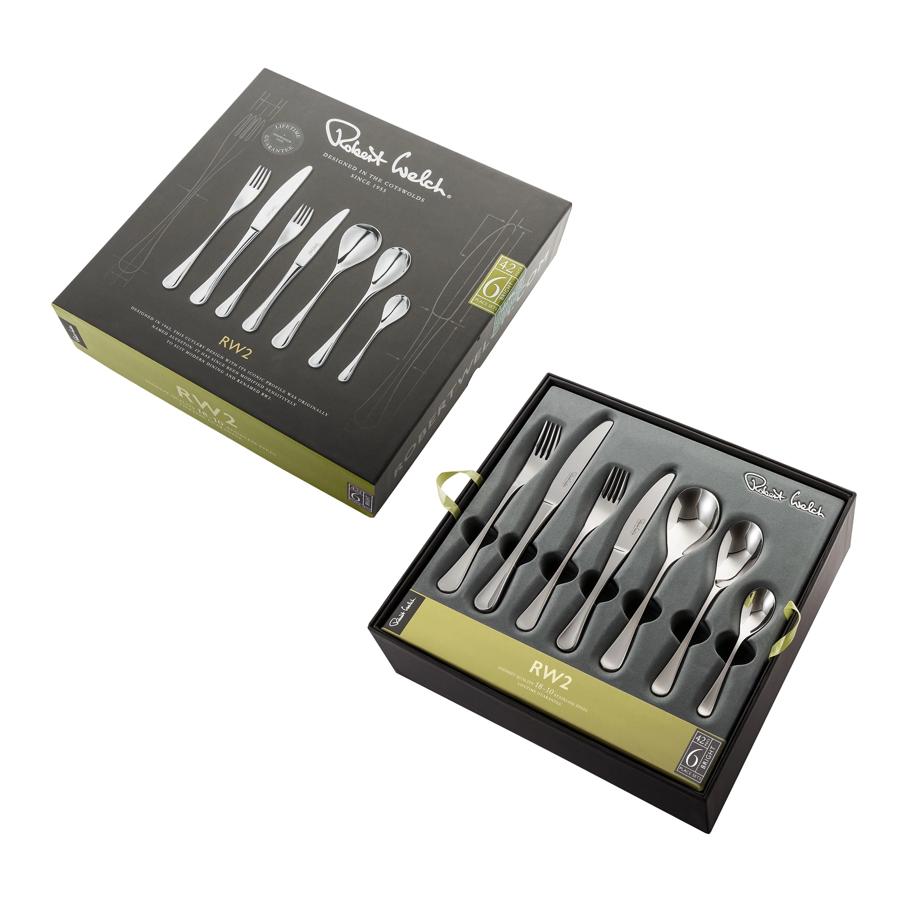 RW2 Bright Cutlery Set, 42 Piece for 6 People - Image 3