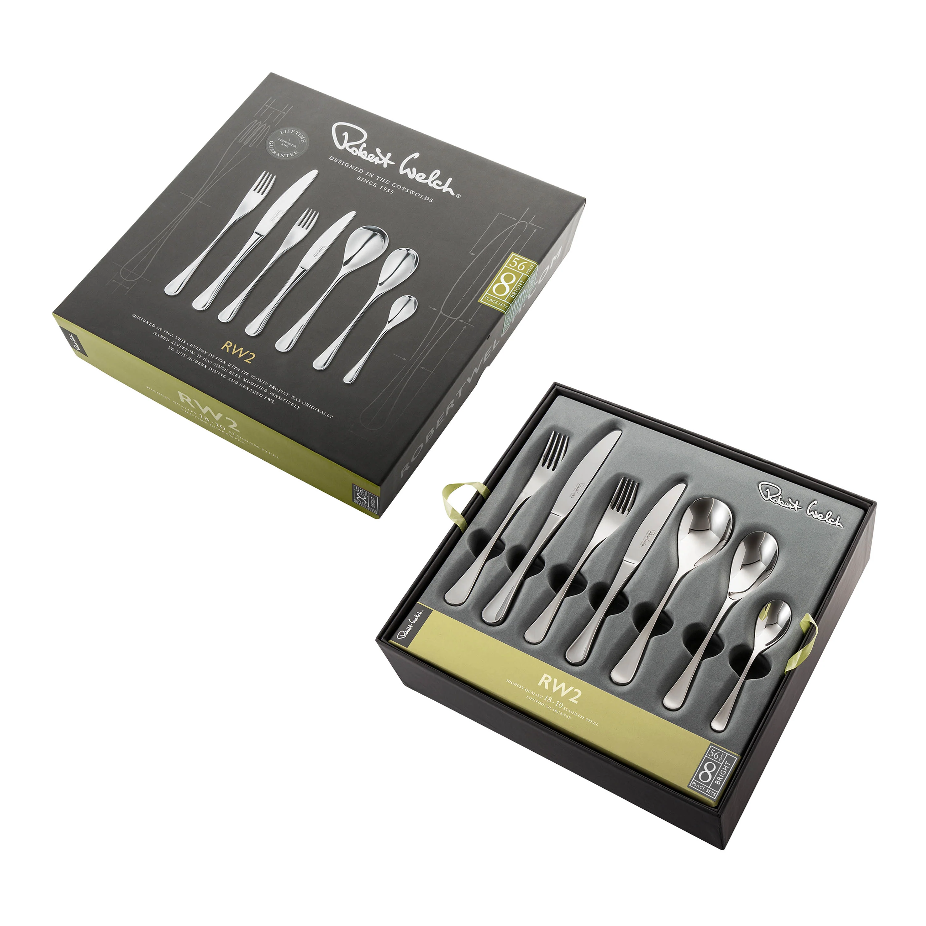 RW2 Bright Cutlery Set, 56 Piece for 8 People - Image 3
