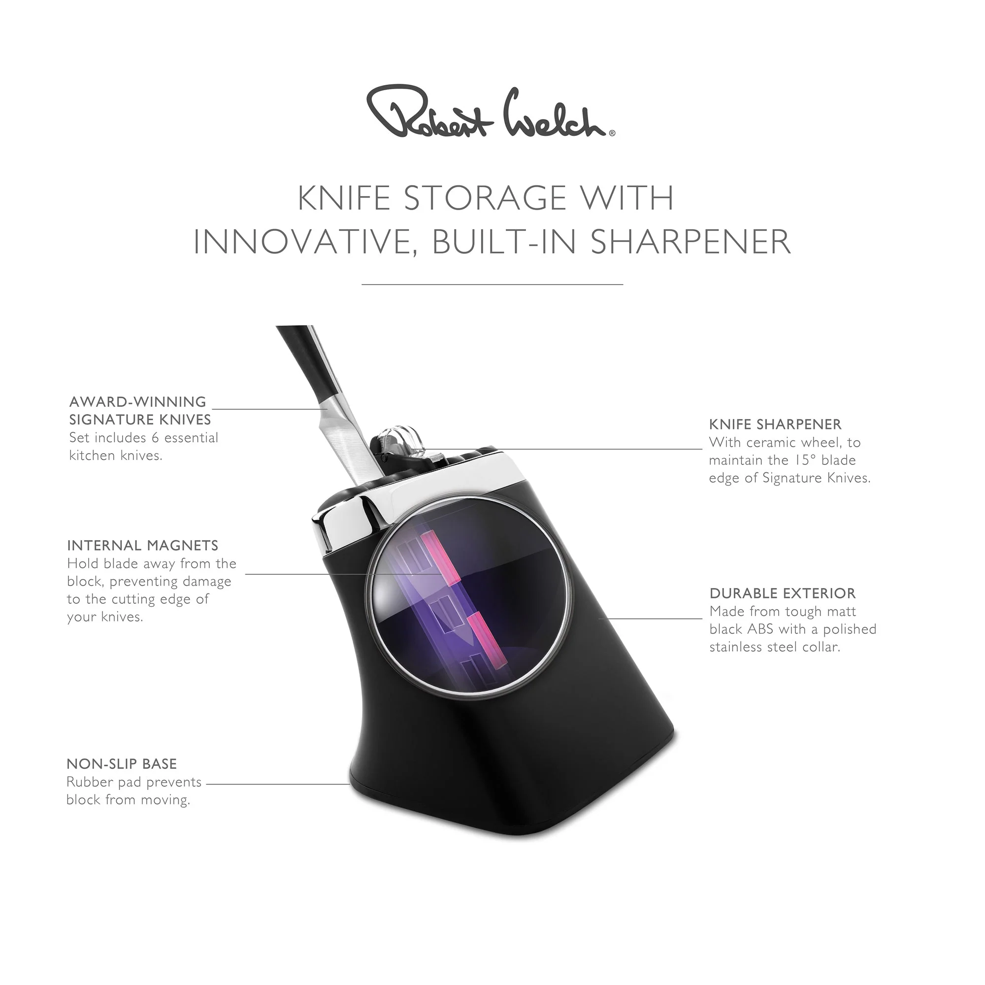 Signature Knife Block Set with Sharpener - Image 5