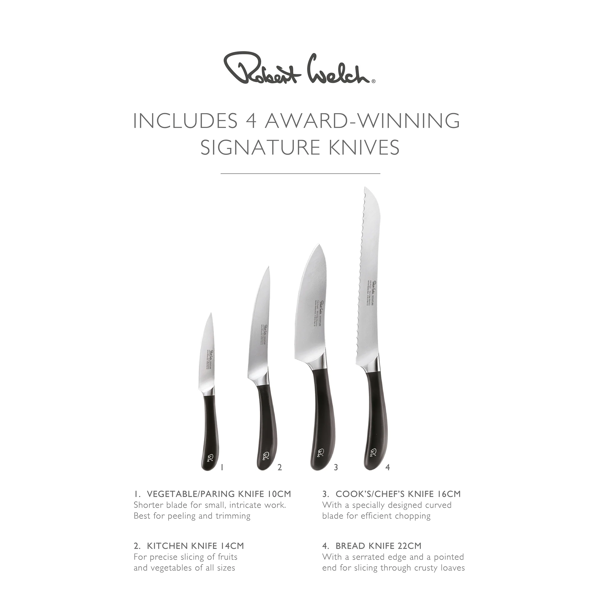 Signature Q Knife Block Set Walnut - Image 3