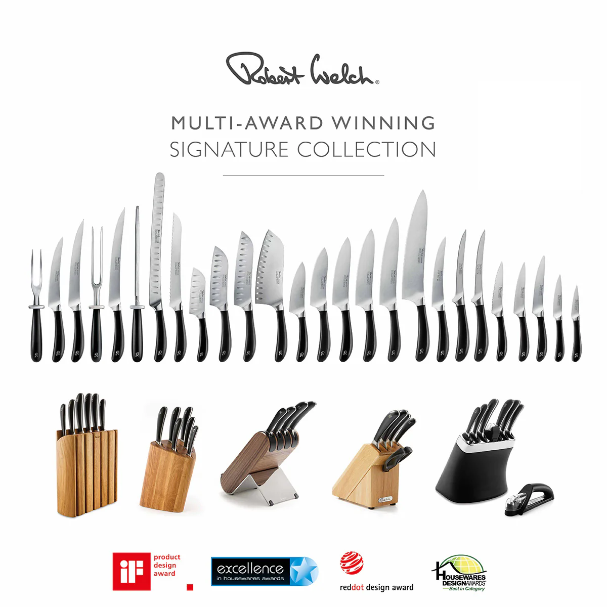 Signature Q Knife Block Set Walnut - Image 7